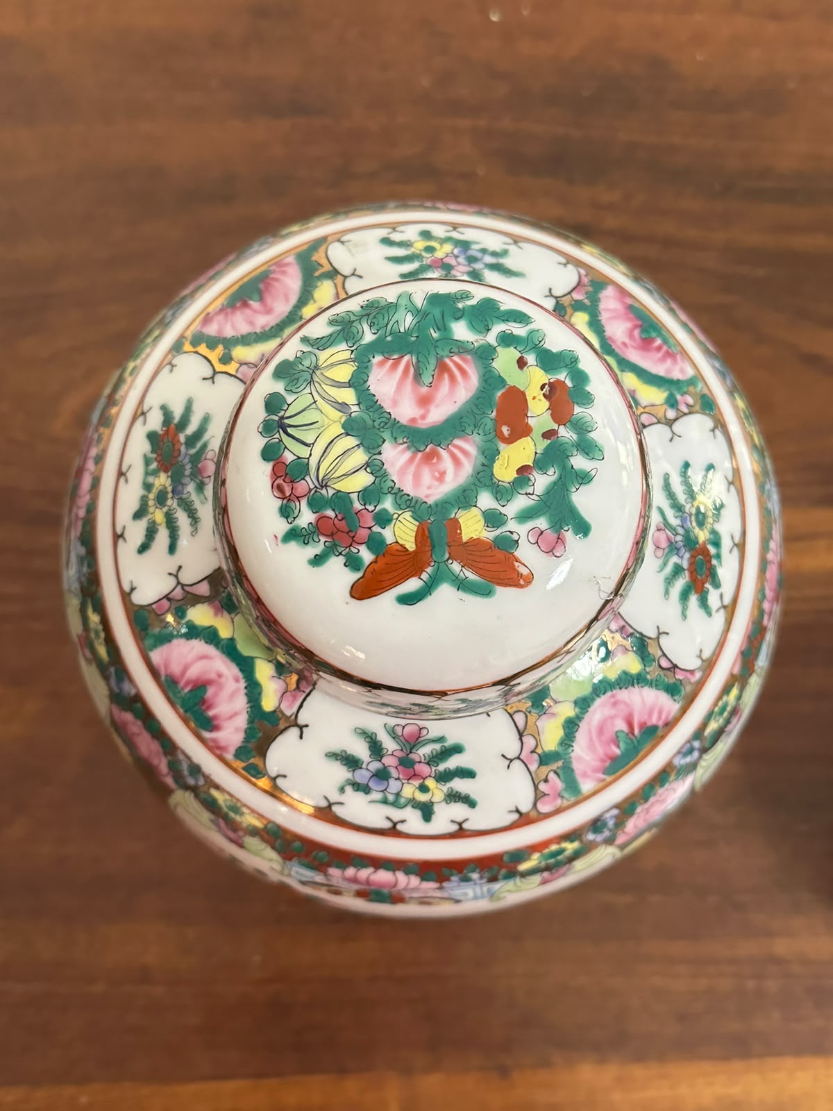 Grande Potiche Família Rosa em porcelana chinesa
