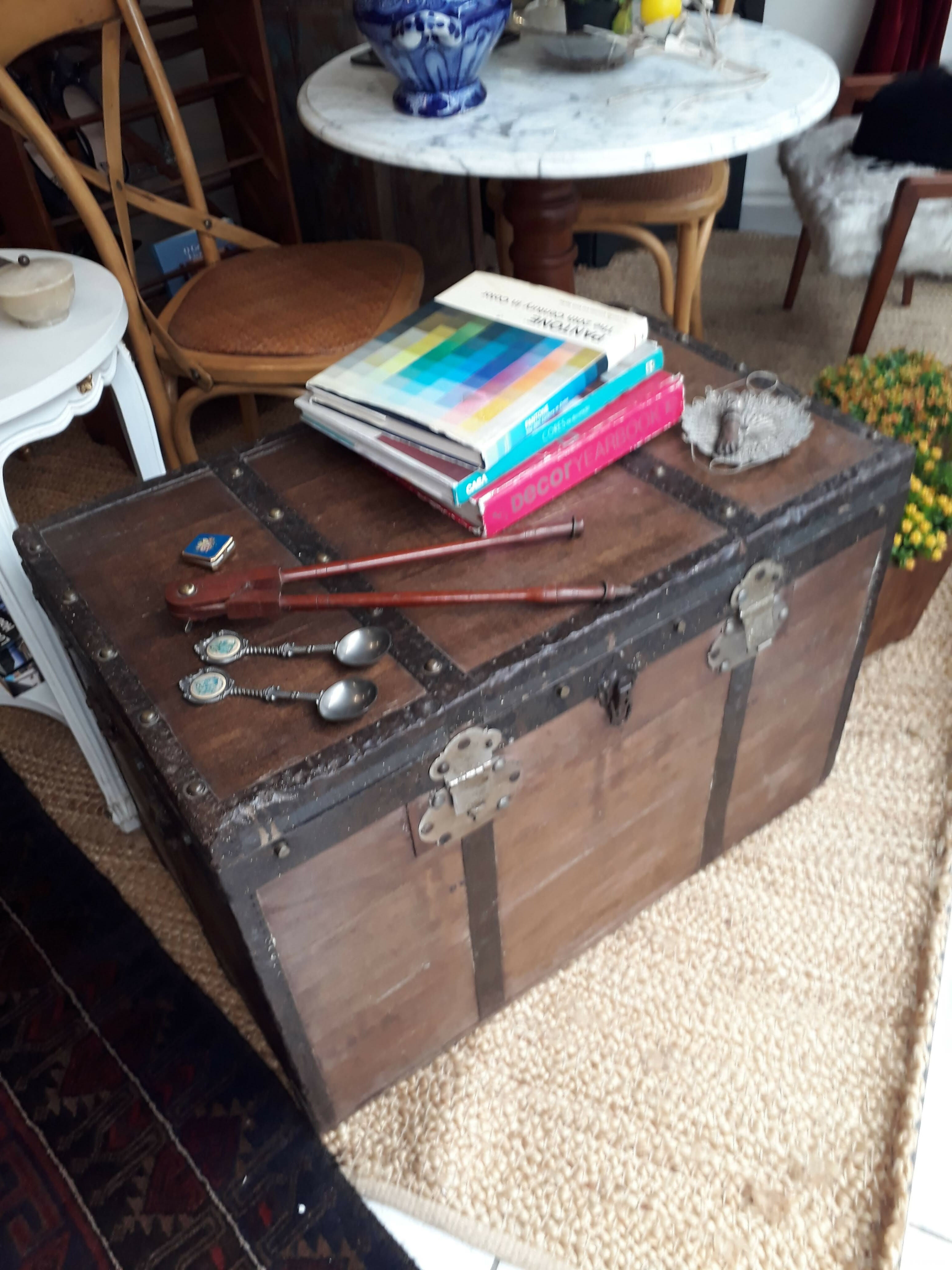 Baú Antiguidade- Baú de Viagem