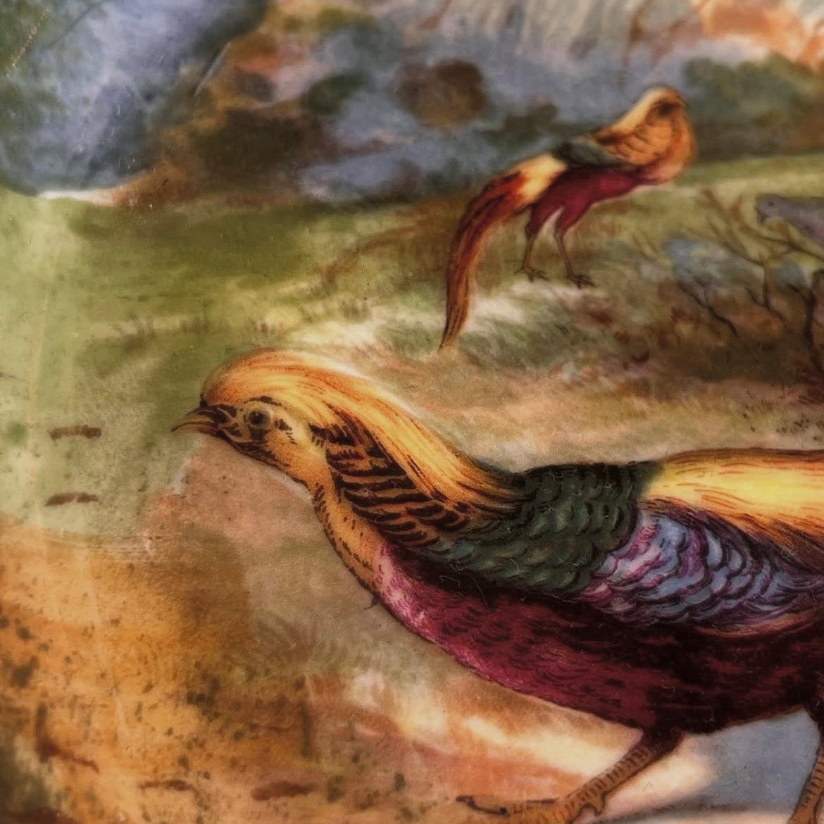 Prato decorativo Limoges pintado à mão século XIX I Antiguidade