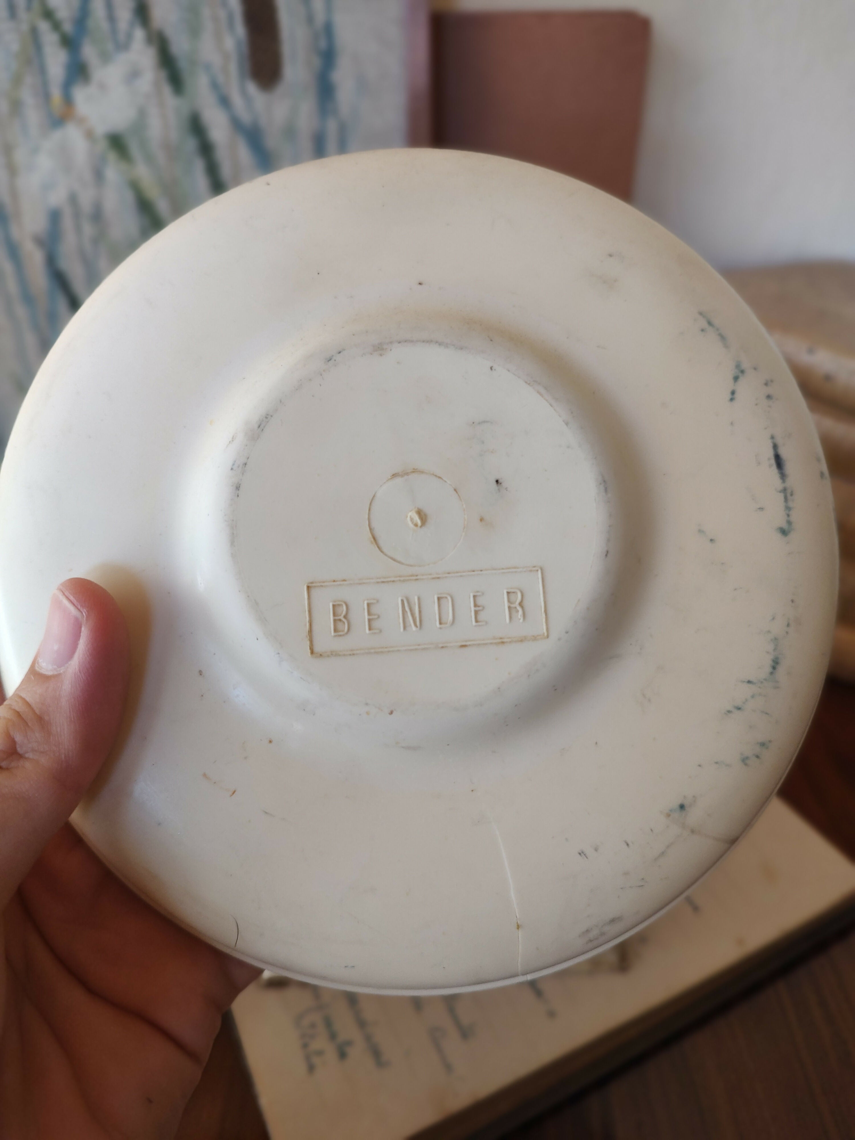 Antiga Balança Bender creme (funcionando!)