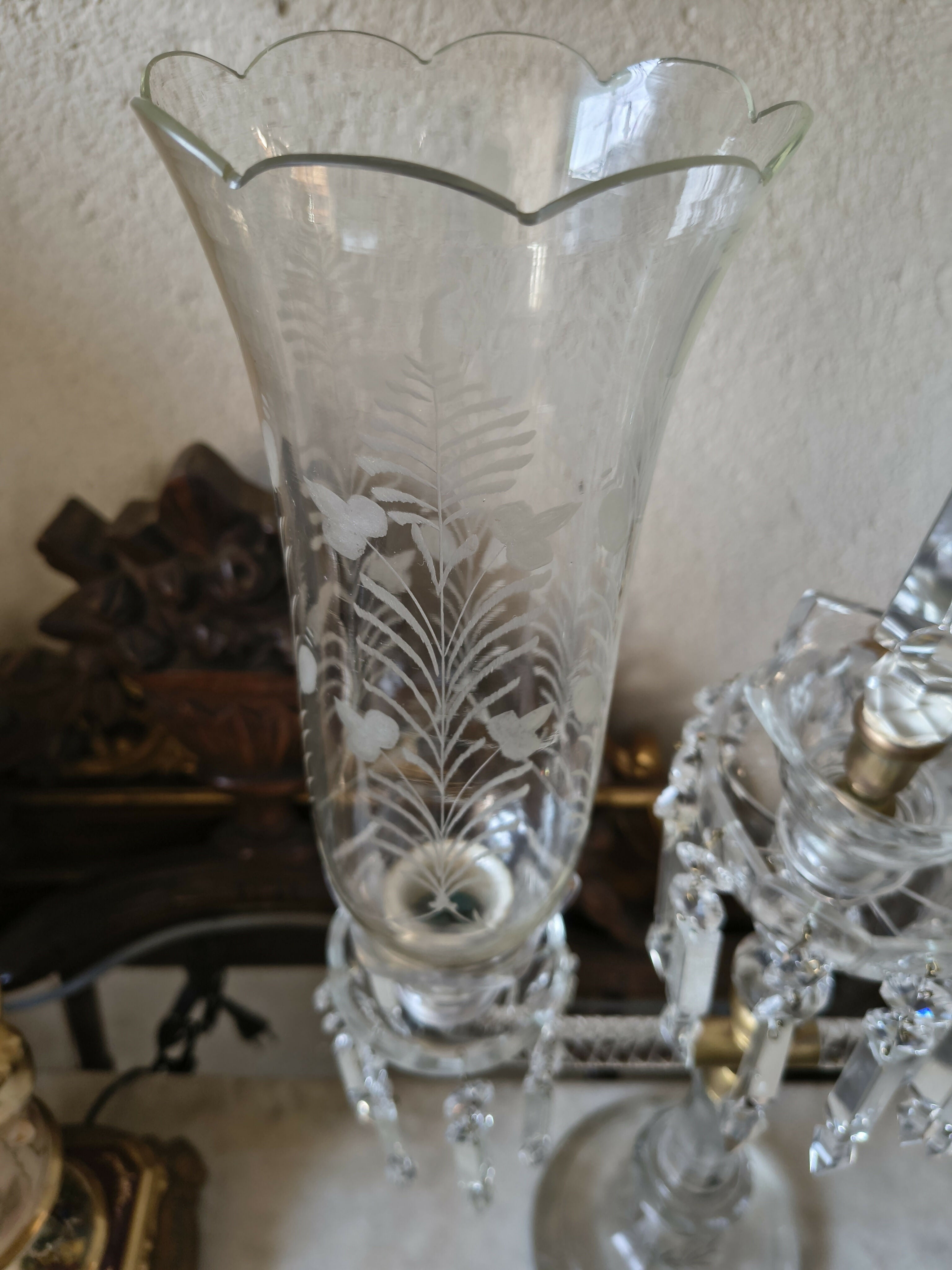 Castiçal Antigo Baccarat