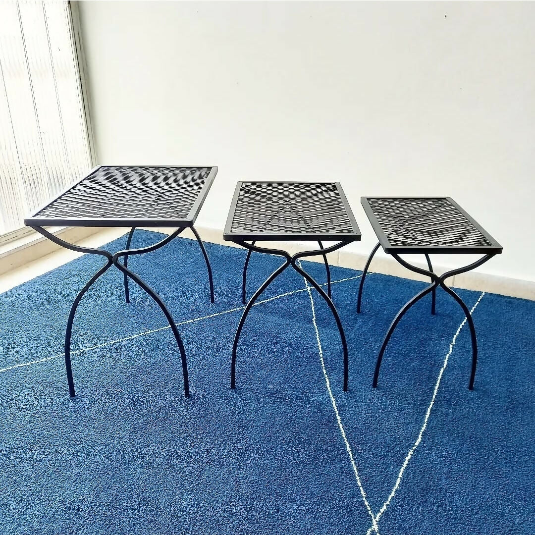 MESAS NINHO EM FERRO ANOS 50 (DESIGNER MAURIZIO TEMPESTINI)