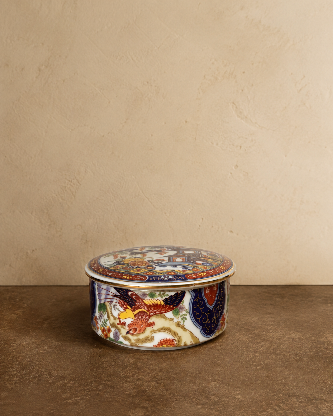 Potiche japonês em porcelana Imari Ware (DMCPS_530)