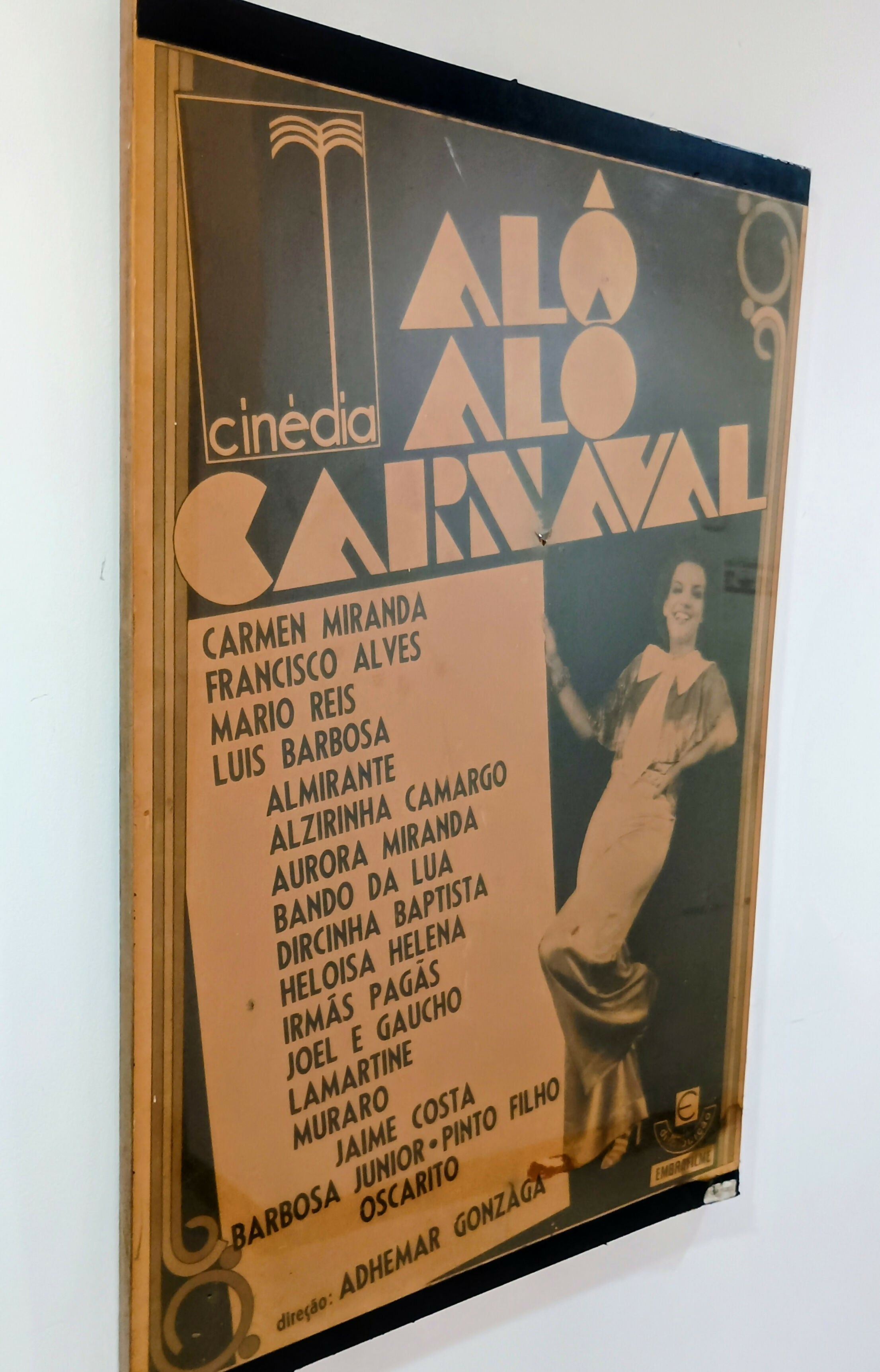 Cartaz original do filme alô alô carnaval
