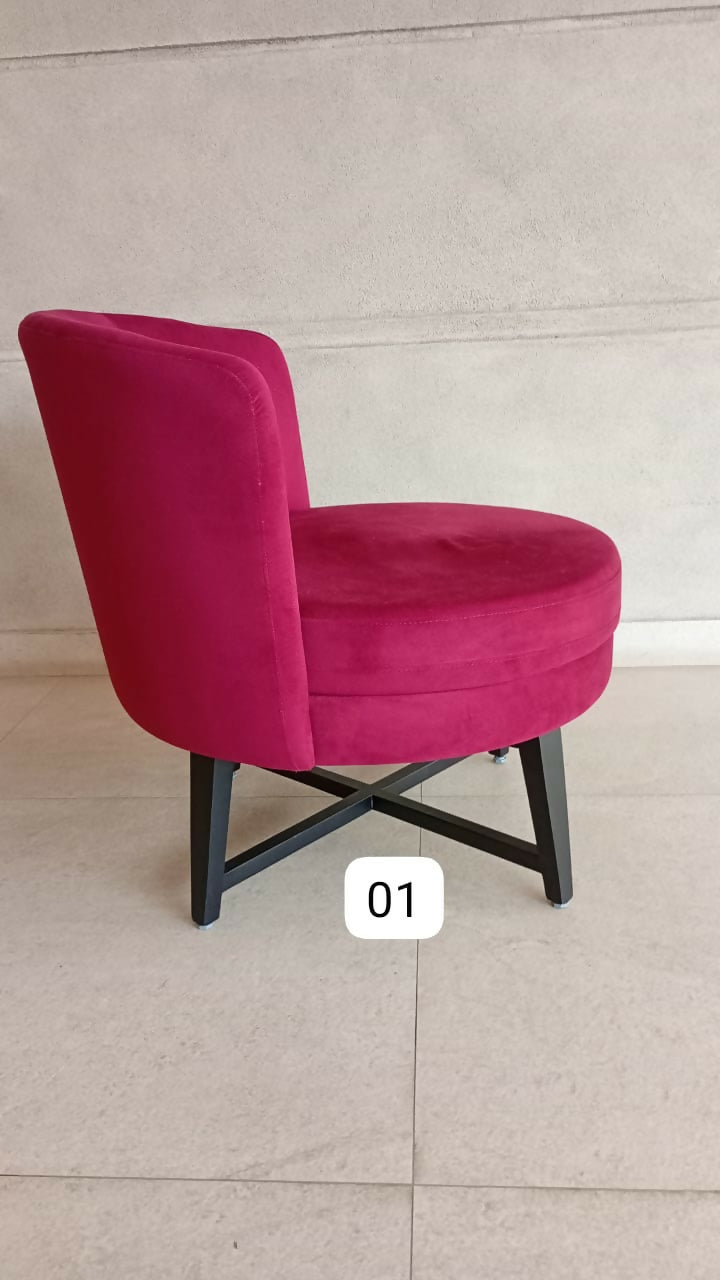 Poltrona de Design Arredondado cor marsala (valor unitário)