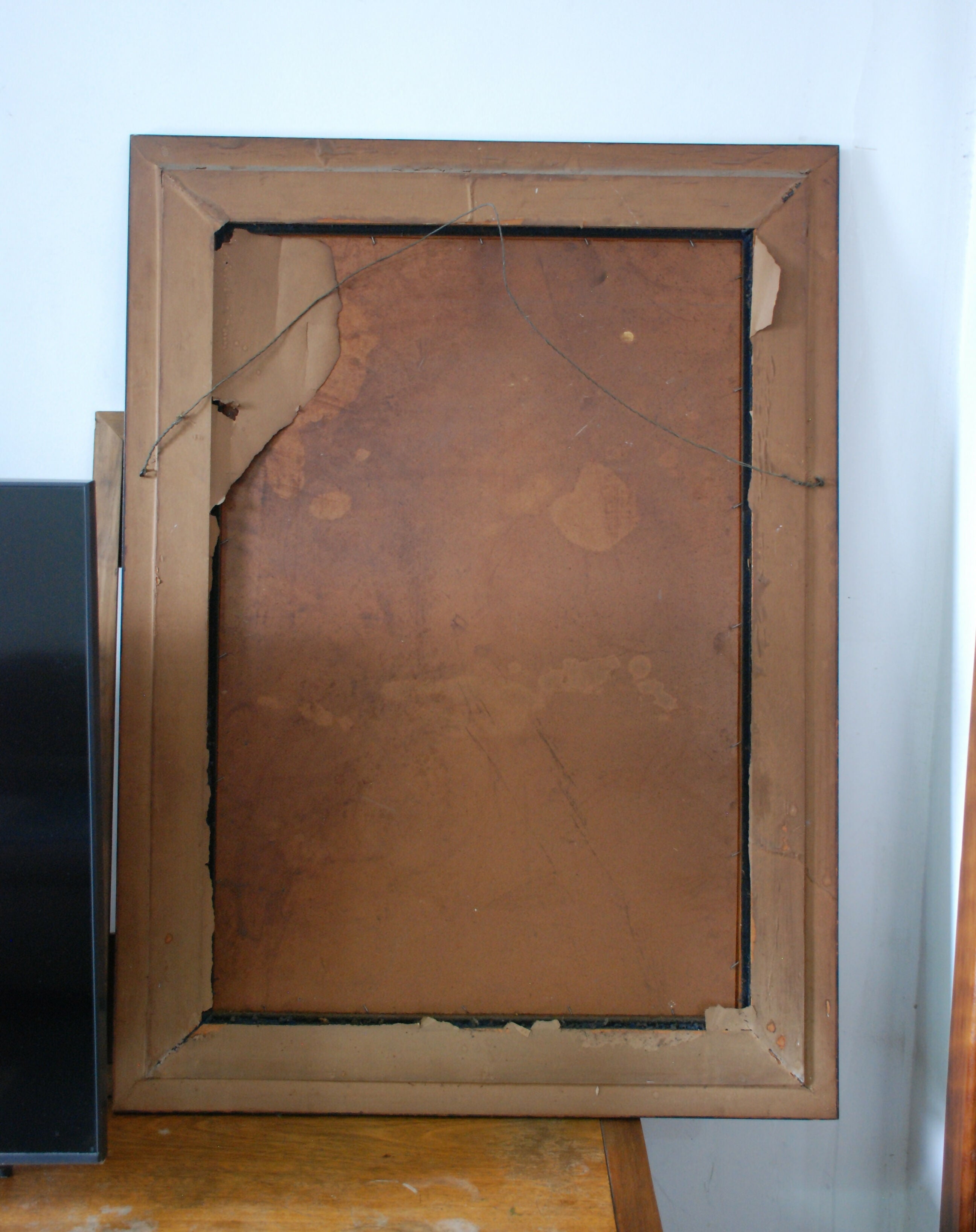 quadro pintura olsd ( oleo sobre duratex ) anos 70 - sem assinatura