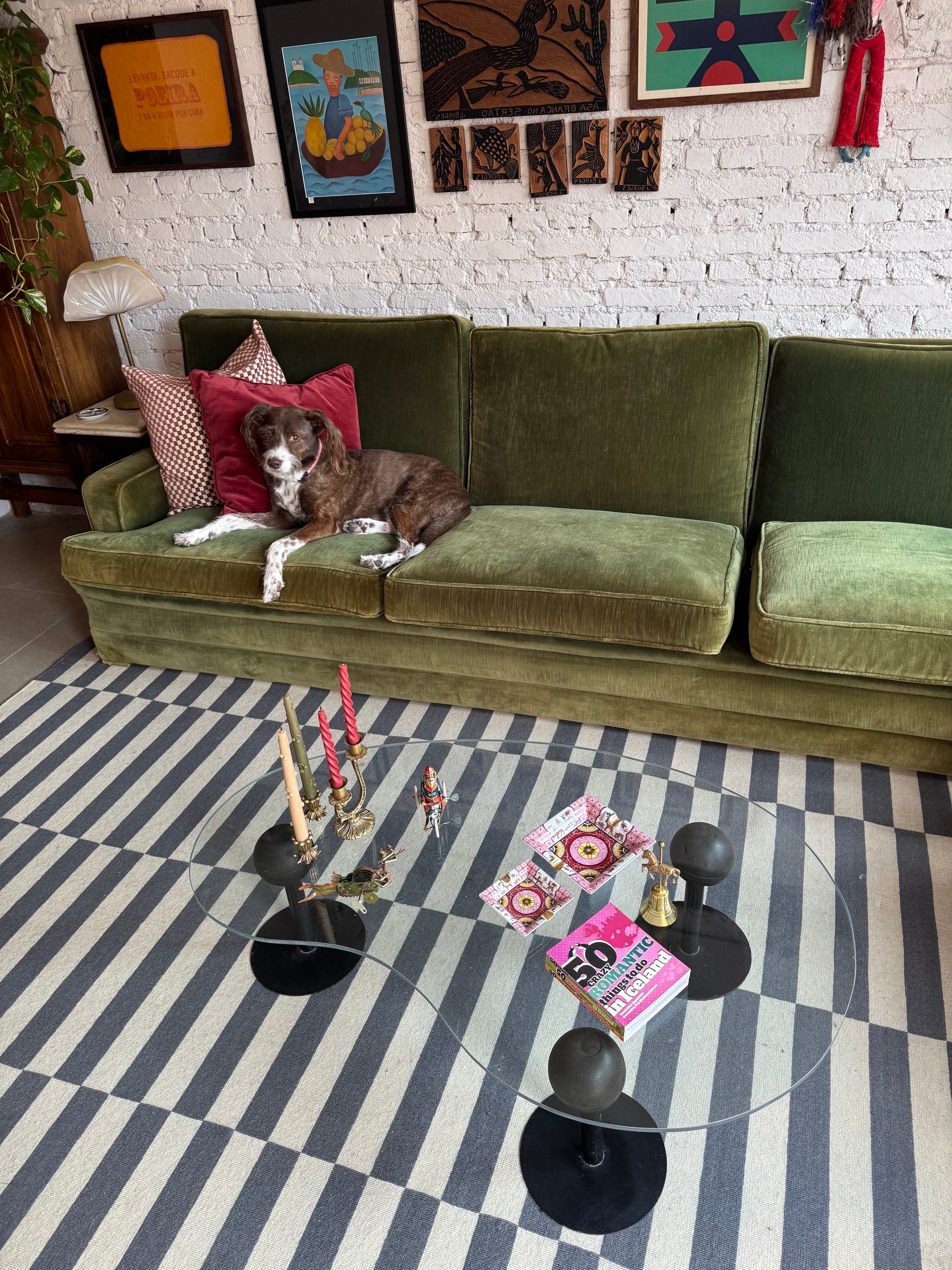 Mesa de centro em vidro Pepper Young - Philippe Starck para Disform