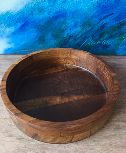 BOWL -SALADEIRA MADEIRA JEAN DOBRÉ TROPIC-ART 32cm