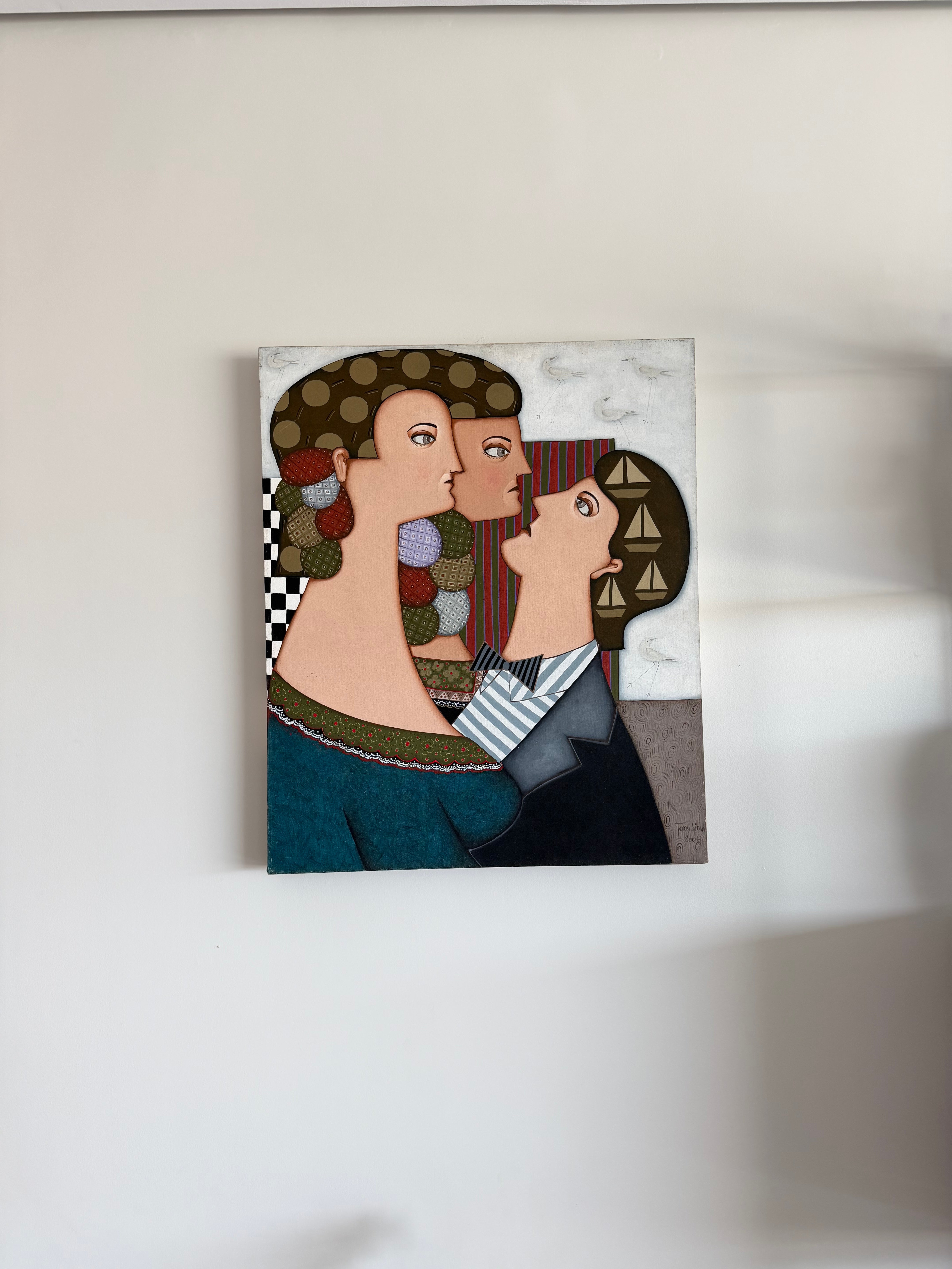 Quadro "Triângulo" Tony Lima óleo sobre tela