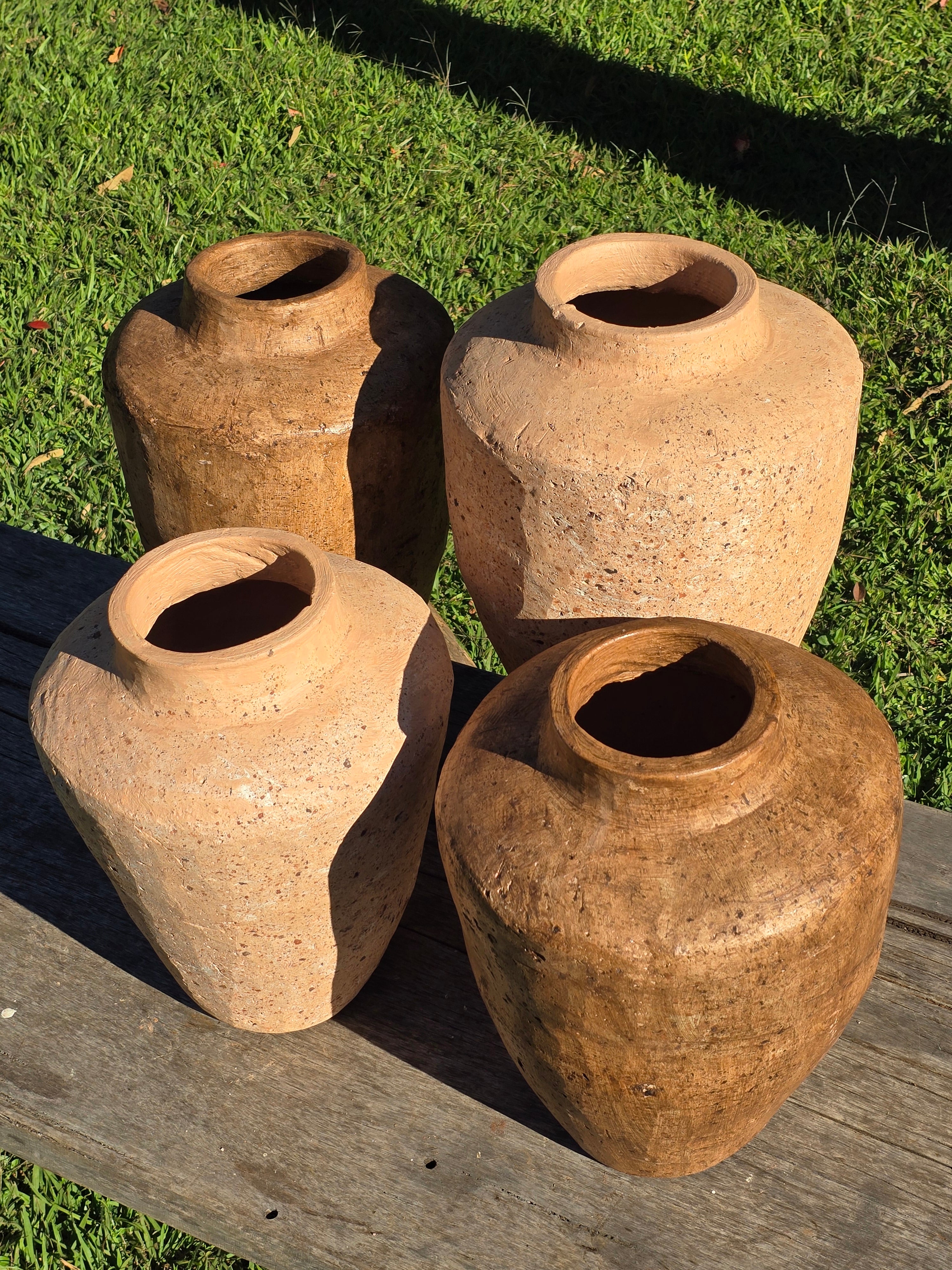 Vaso de Barro Natural ou Encerado (Valor Unitário)