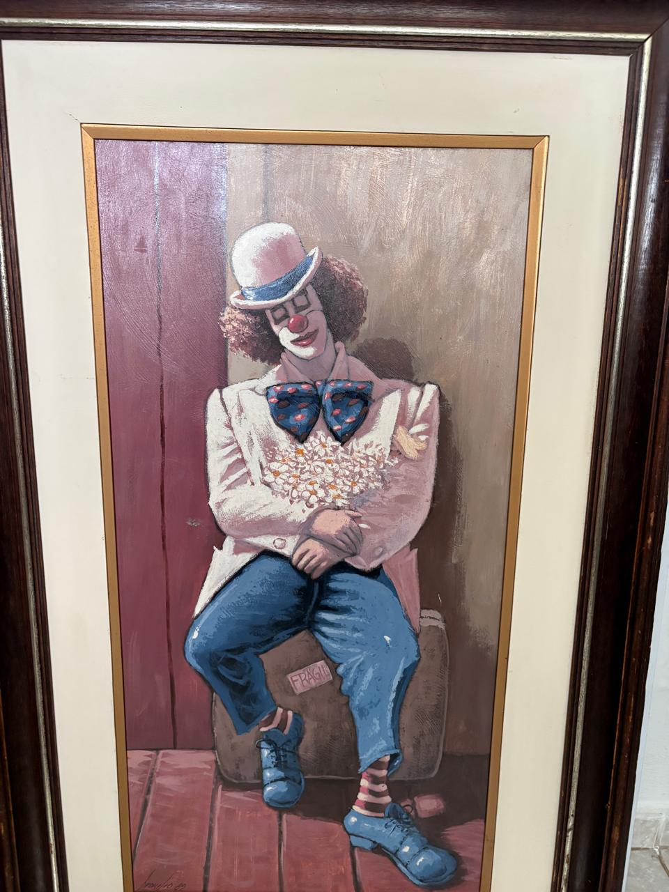 Quadro “O PALHAÇO” — Bráulio 1989