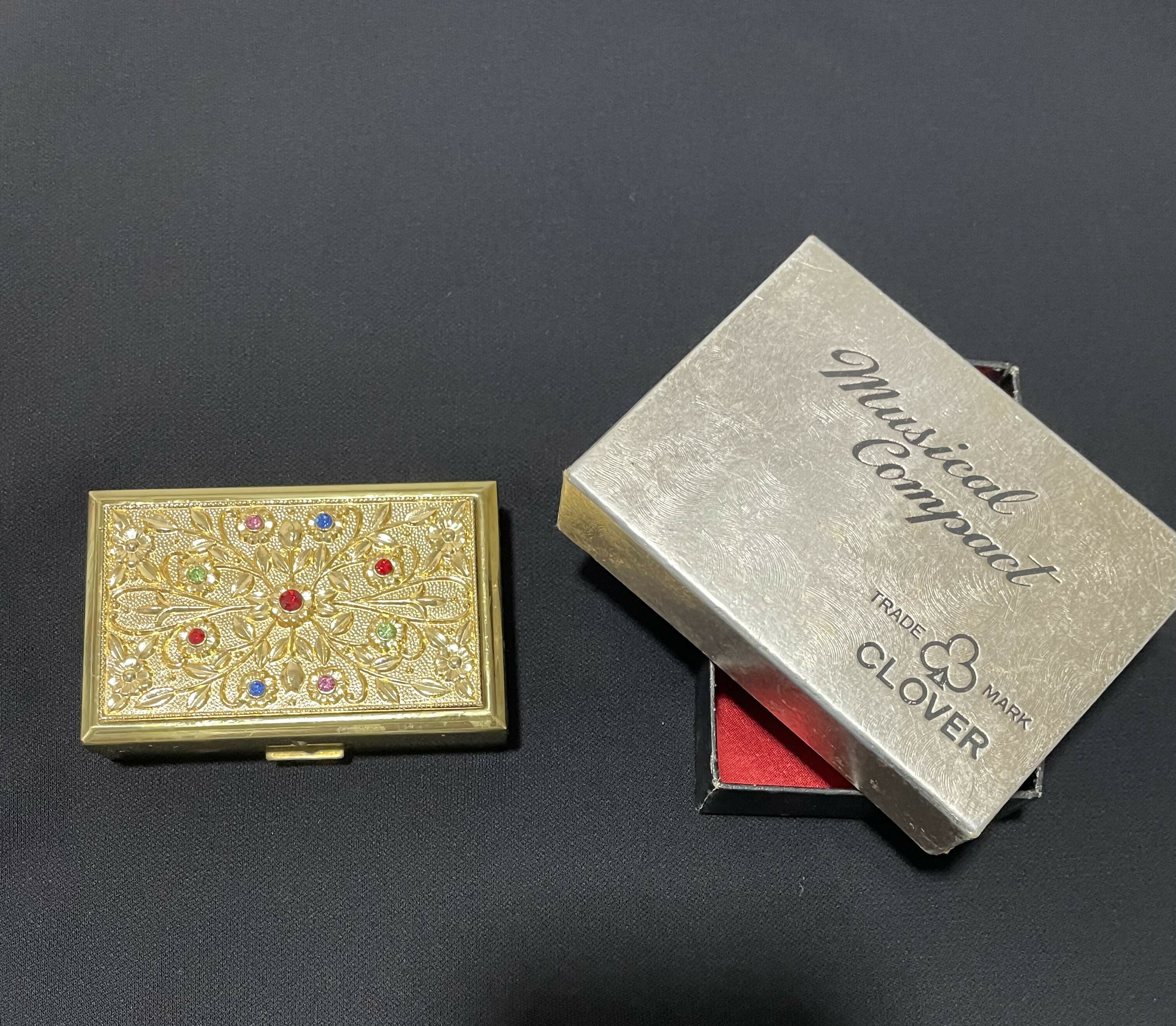 Estojo de música vintage porta-pó
