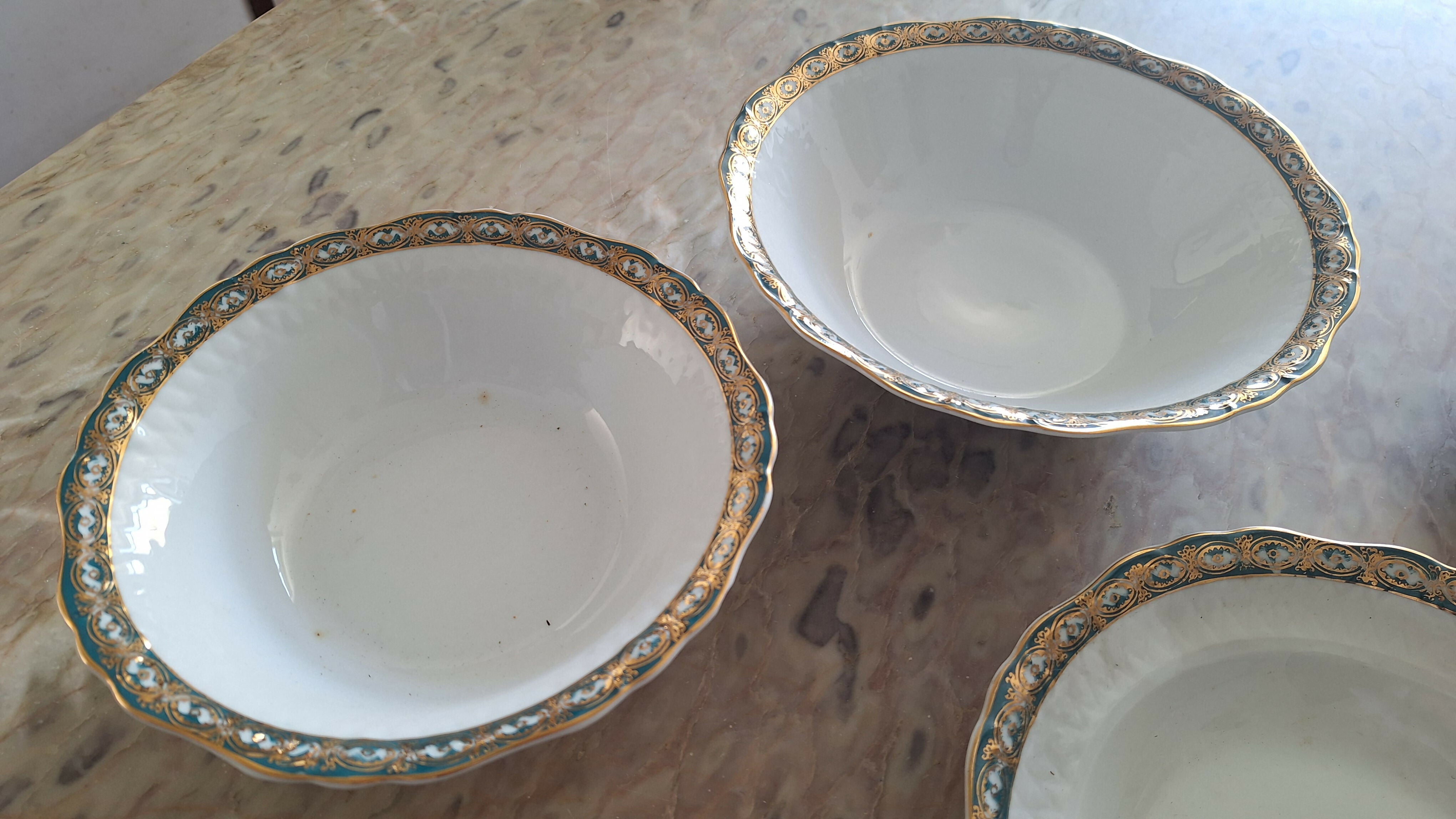 Jogo de Louças Porcelana Real (40 peças)