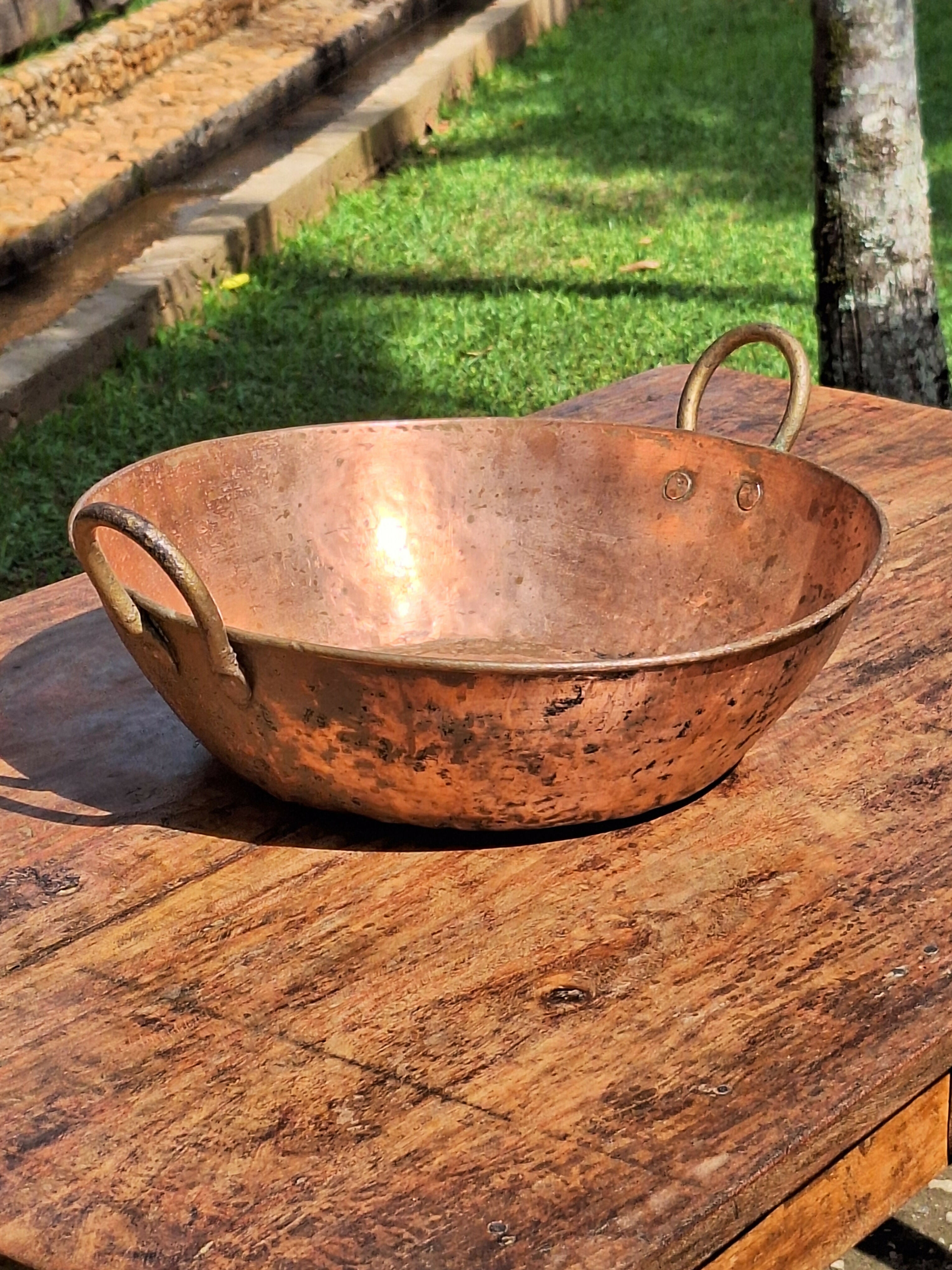 Tacho de Cobre Antigo Garimpo Mineiro