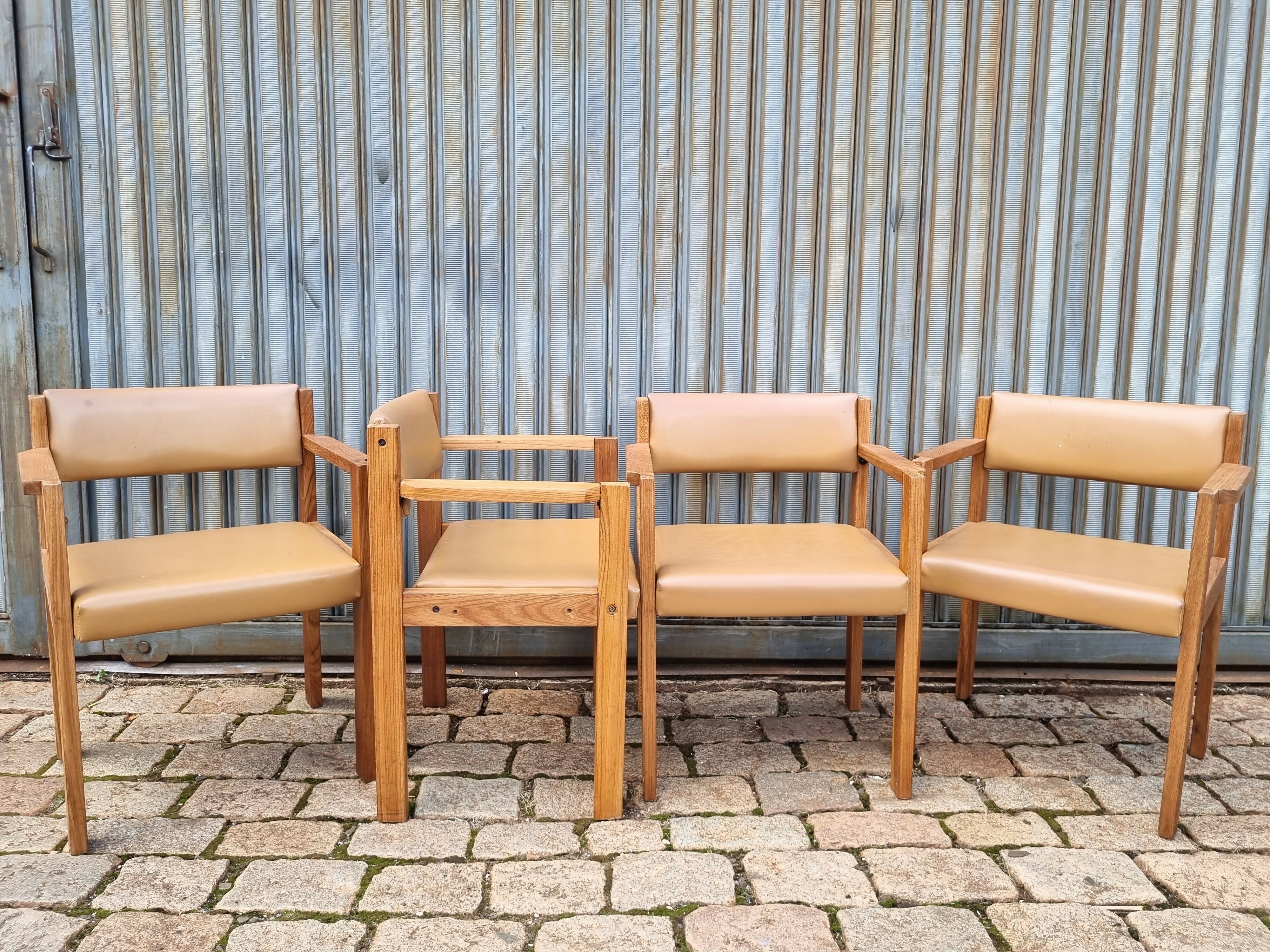 Set 4 poltronas anos 70