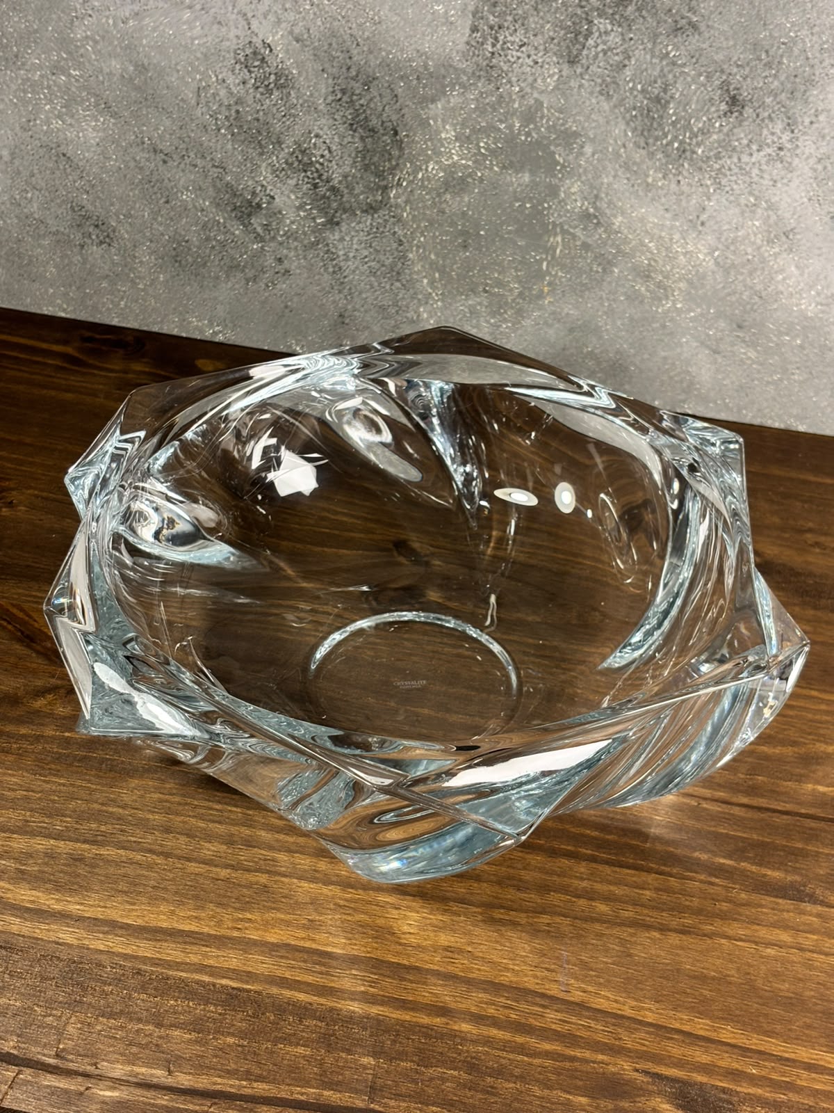 Centro de Mesa em Cristal Crystalite Bohemia, República Tcheca, contemporâneo