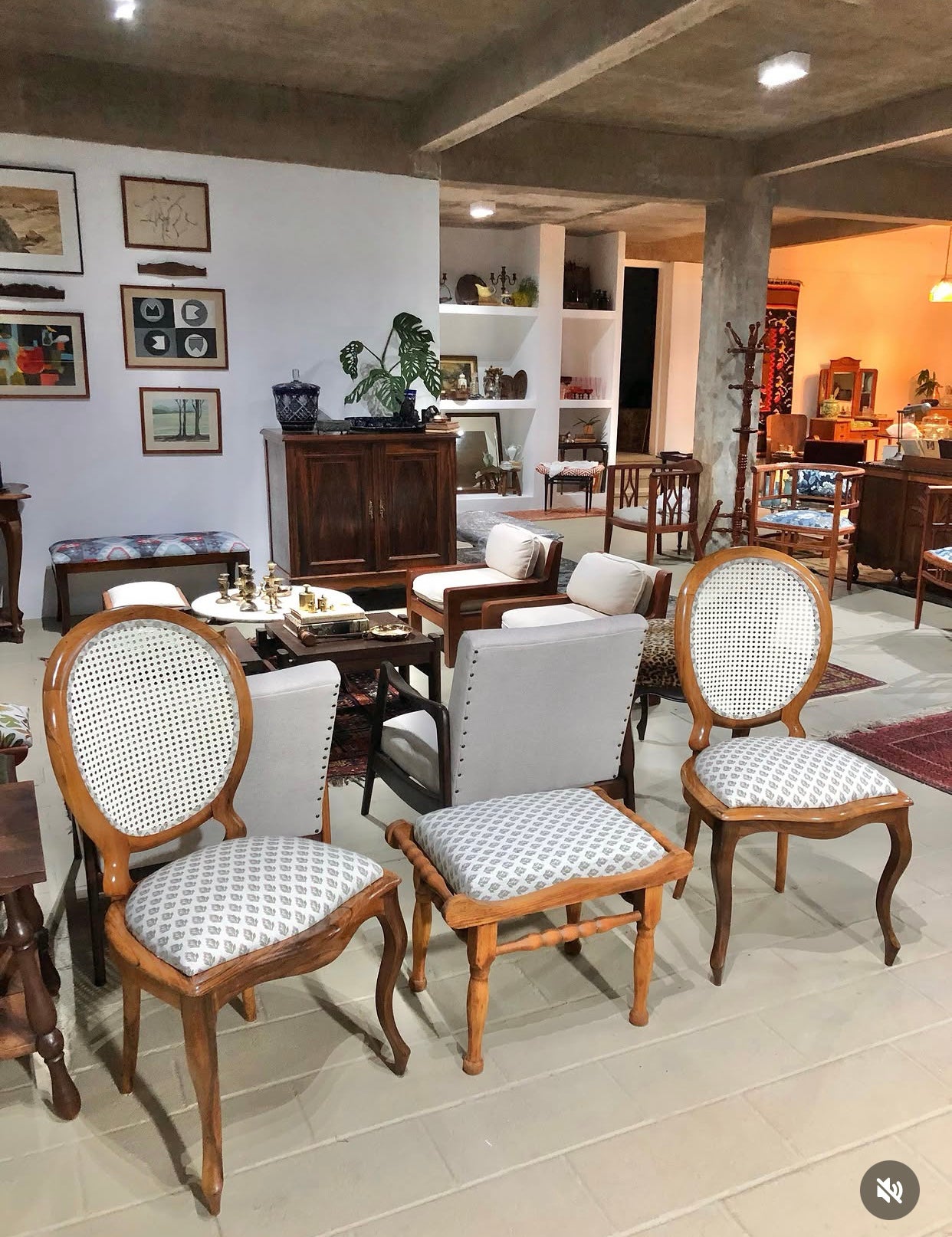 Poltrona / Cadeira Medalhão em jacarandá-da-bahia e palhinha 