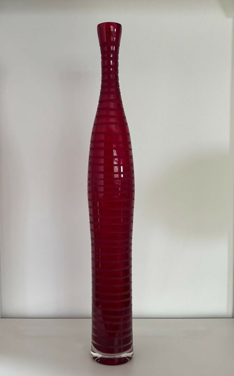 Vaso Contemporâneo Vermelho Rubi (DMPS_41)
