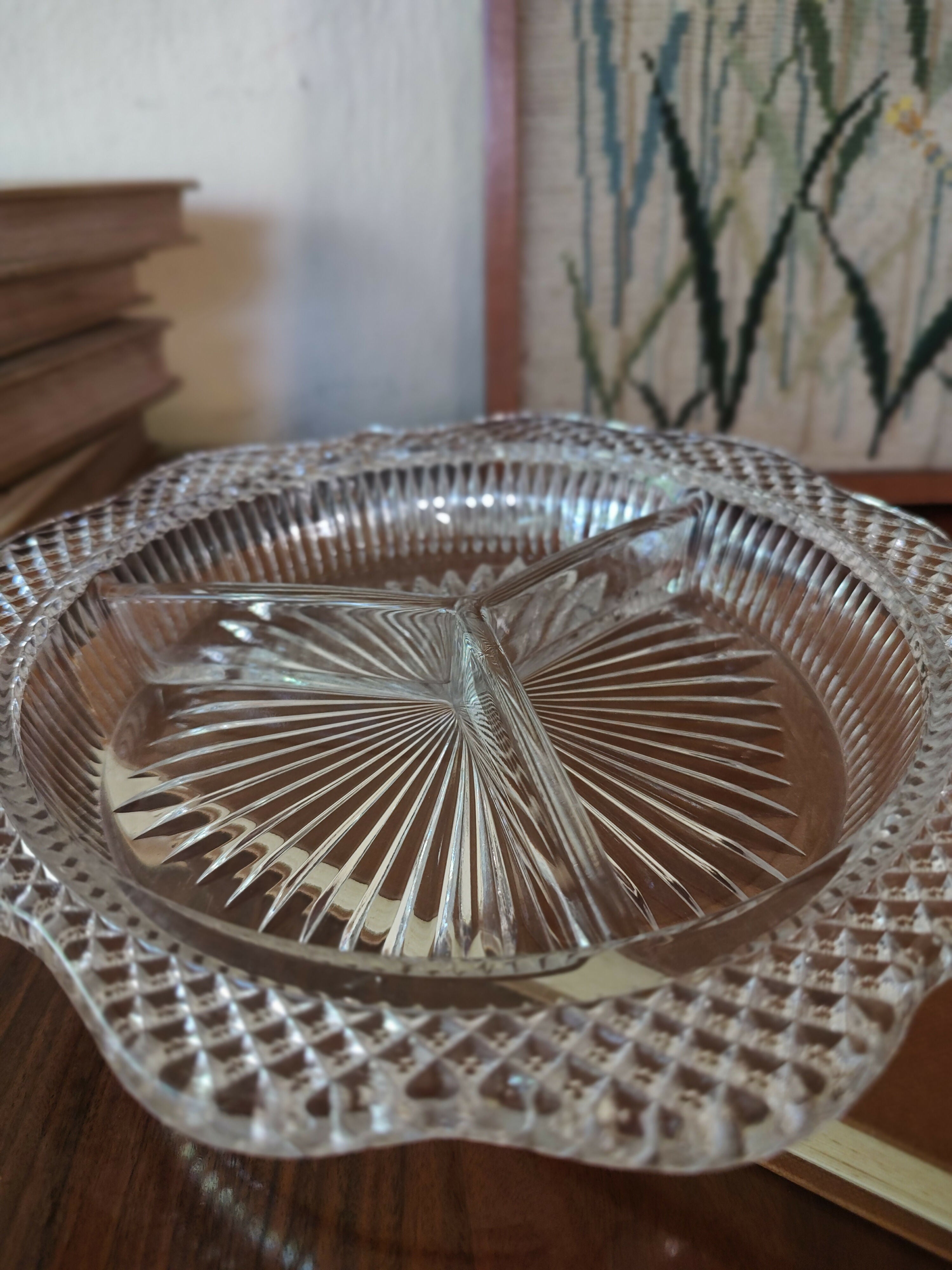 Linda Petisqueira em Cristal com 3 divisórias