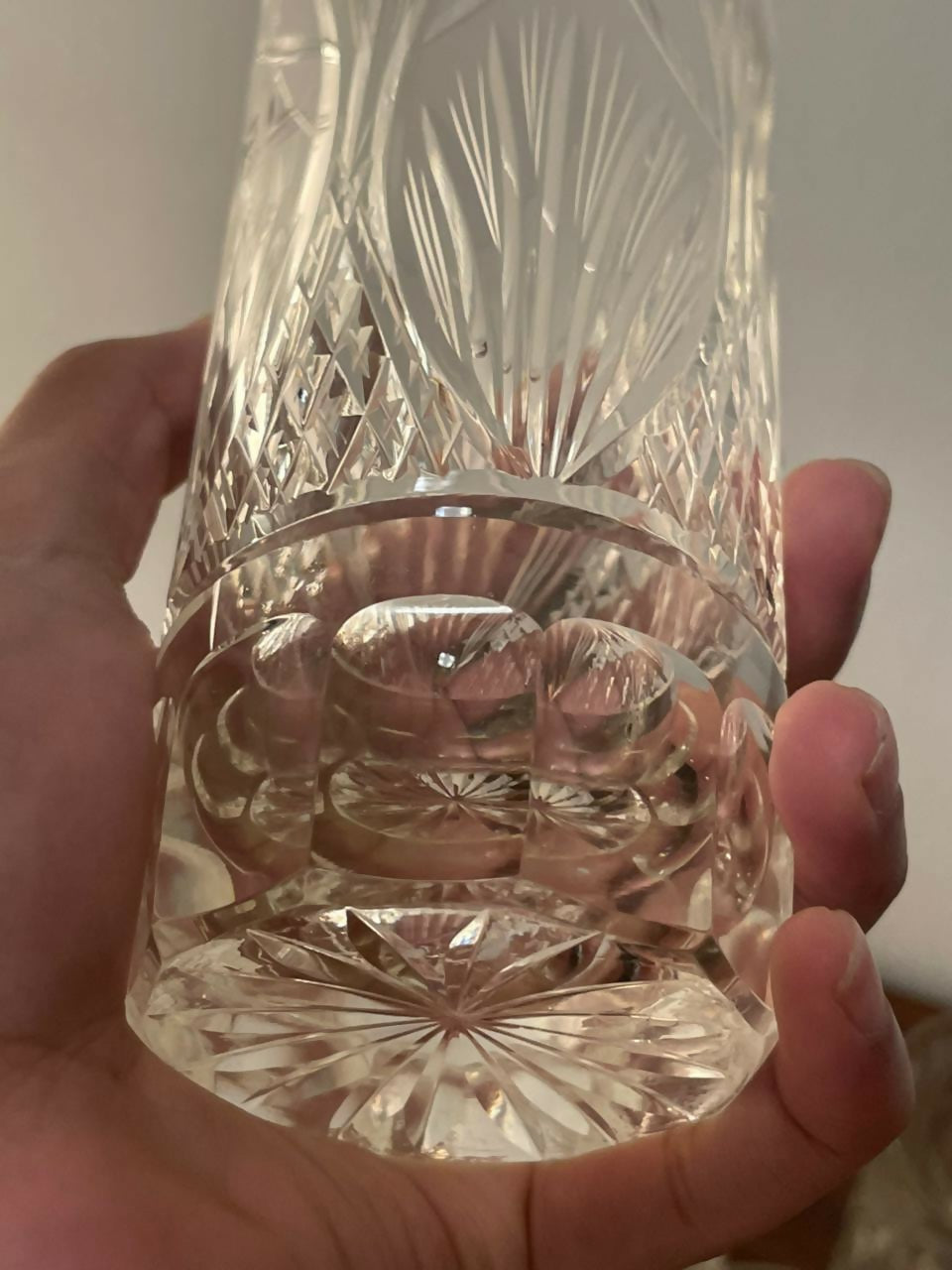 5 Copos em Cristal Lapidado Estelar