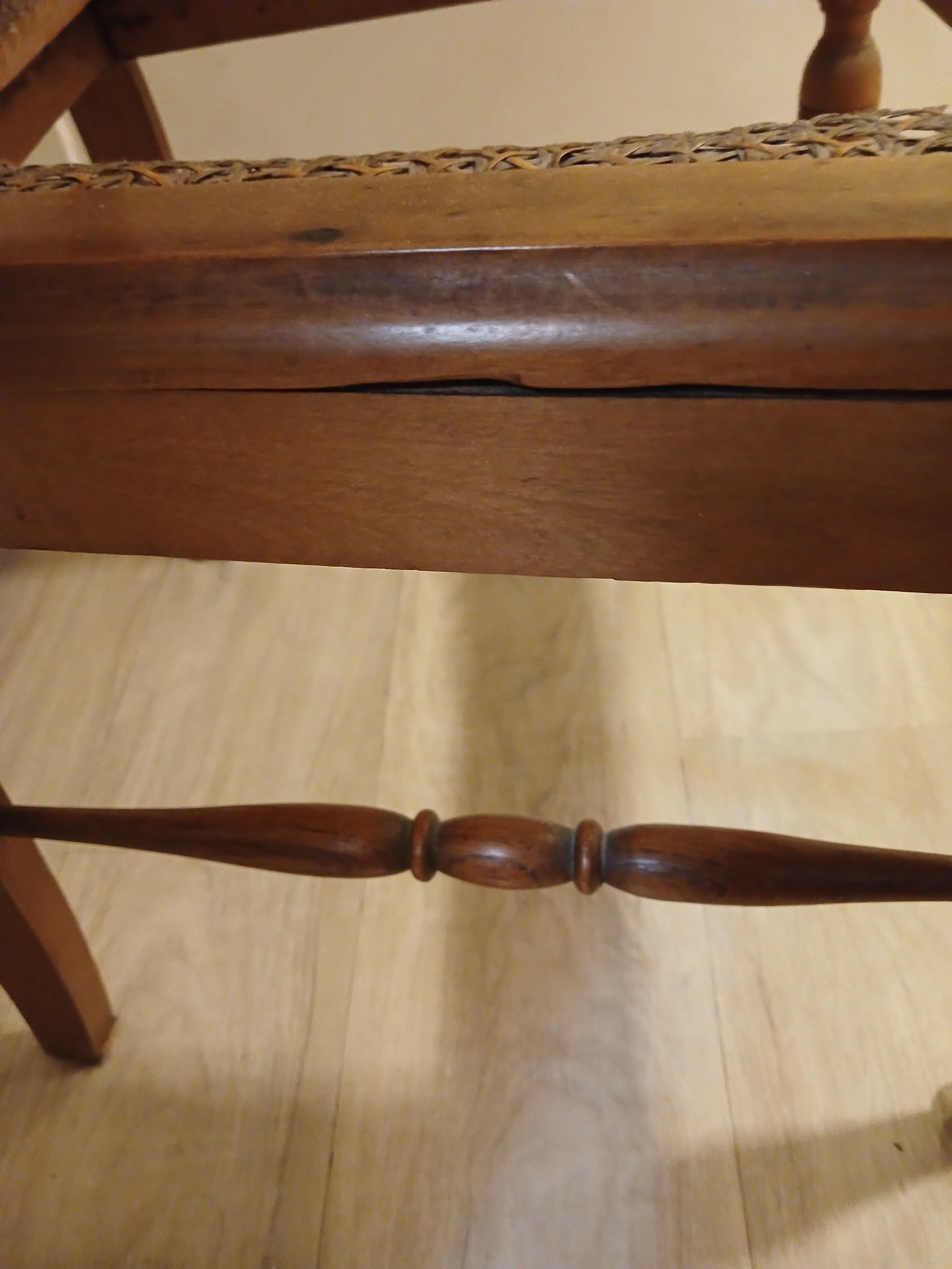 Par de poltronas de palhinha