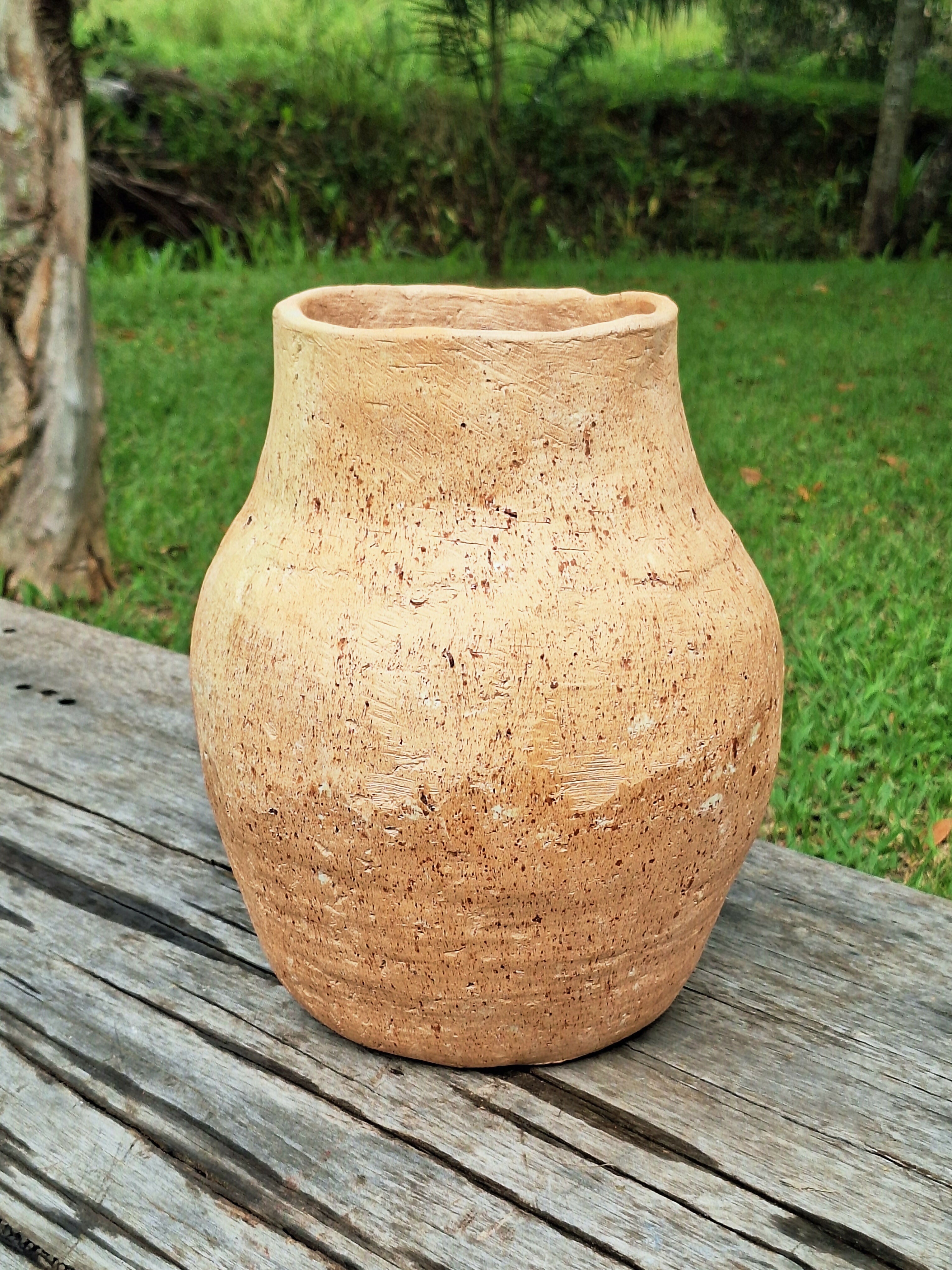 Vasos de Barro Tons Terrosos Tam G (Valor Unitário)