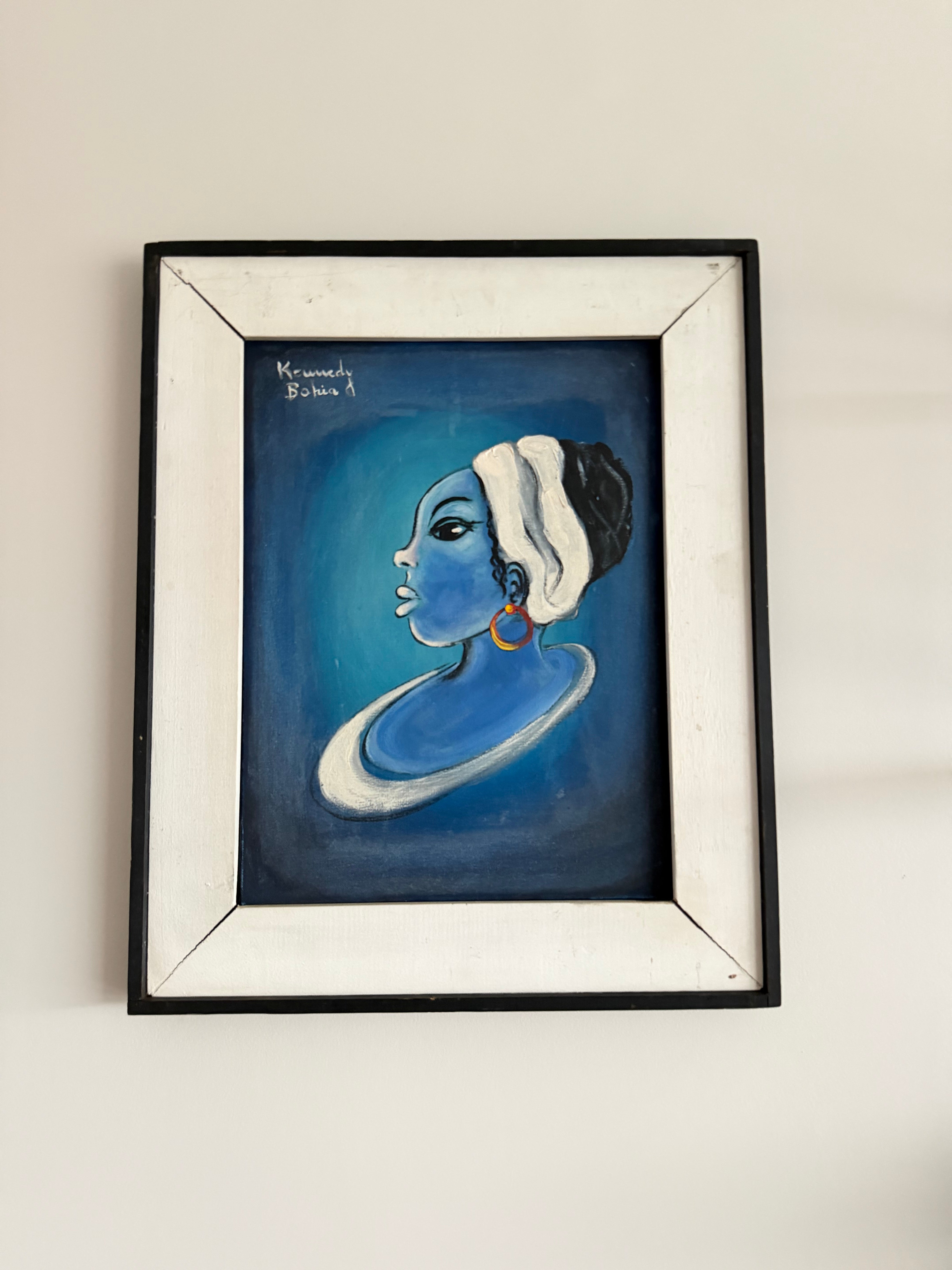 Quadro KENNEDY BAHIA (1929-2005) - " Baiana " - Óleo sobre tela - Assinado