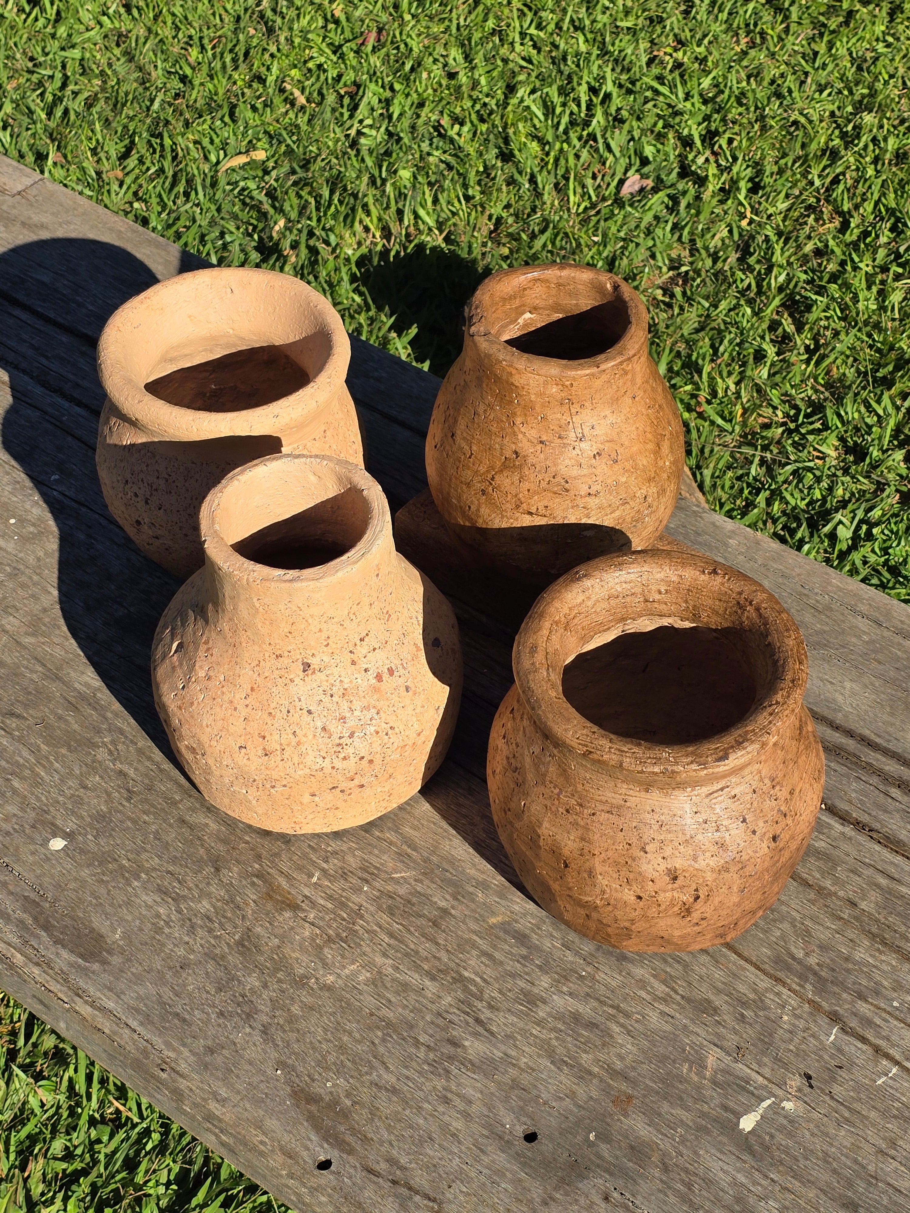 Vaso de Barro Natural ou Encerado (Valor Unitário)