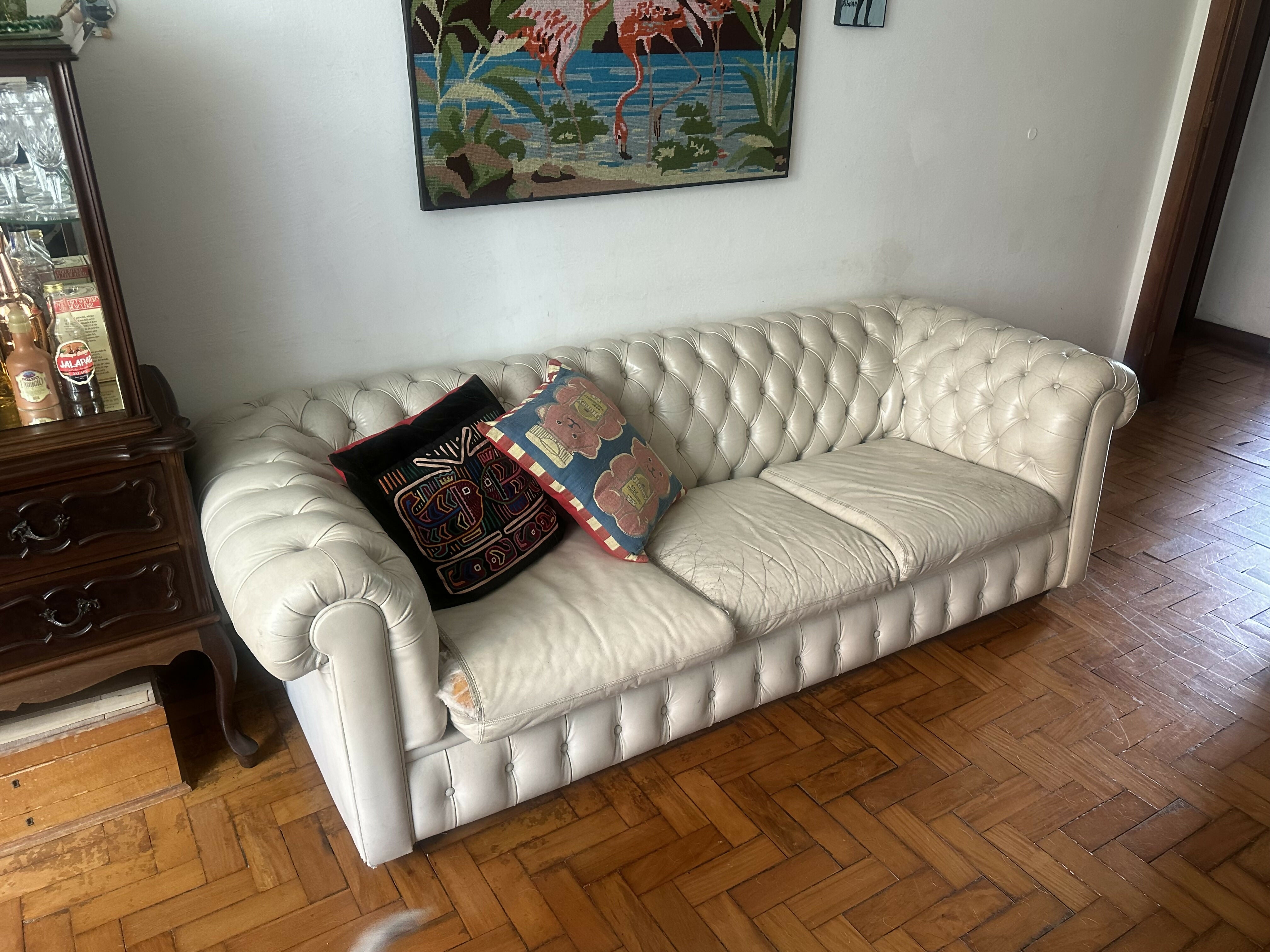 Sofá Chestesfield original vintage