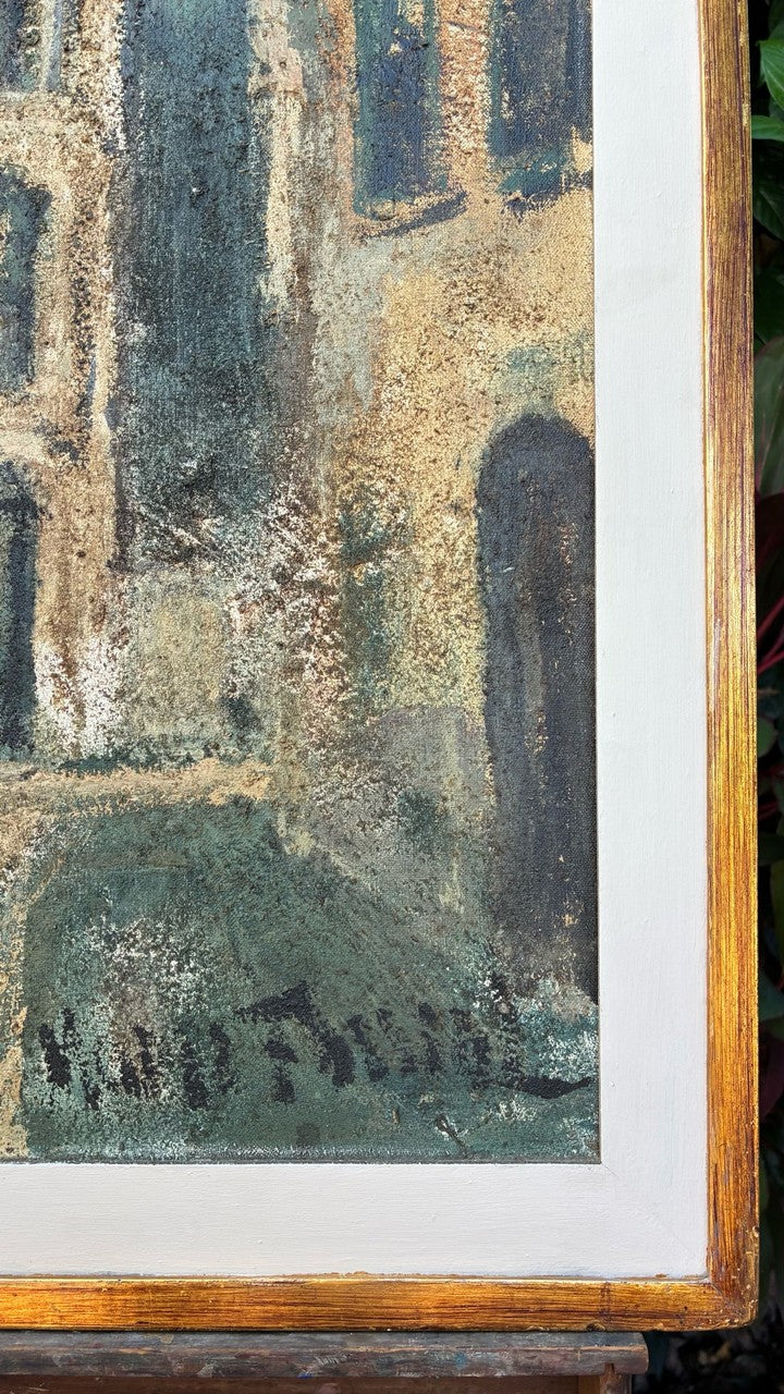 Quadro Pintura de Igreja em Técnica Mista