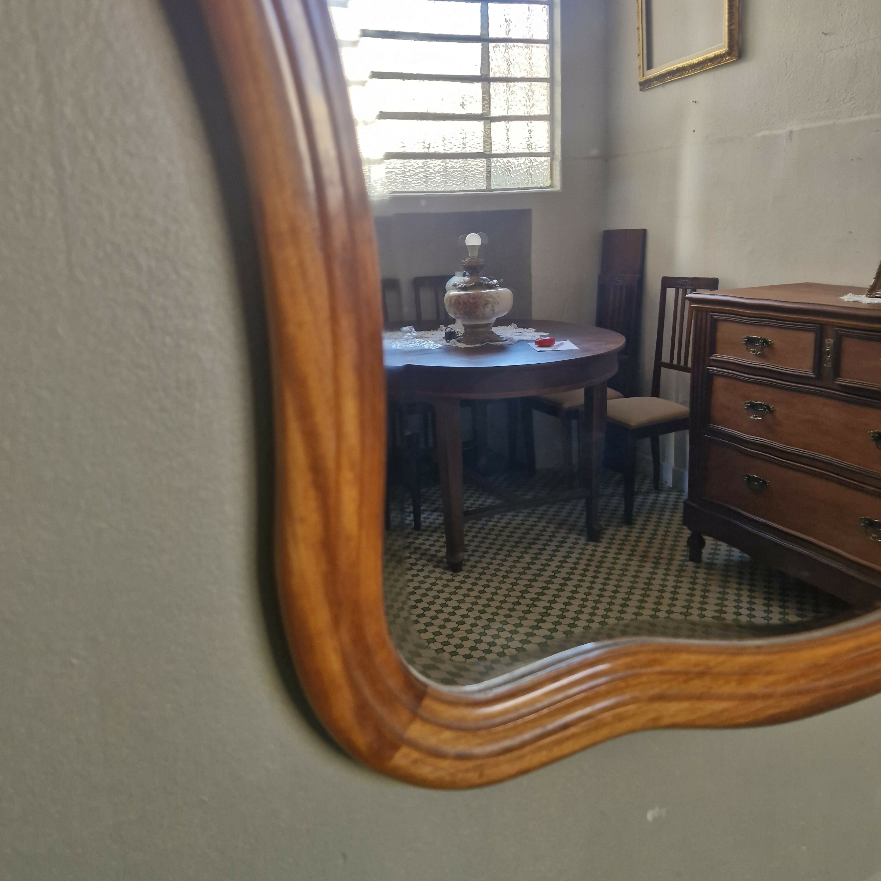 Espelho Bisotê Moldura Provençal