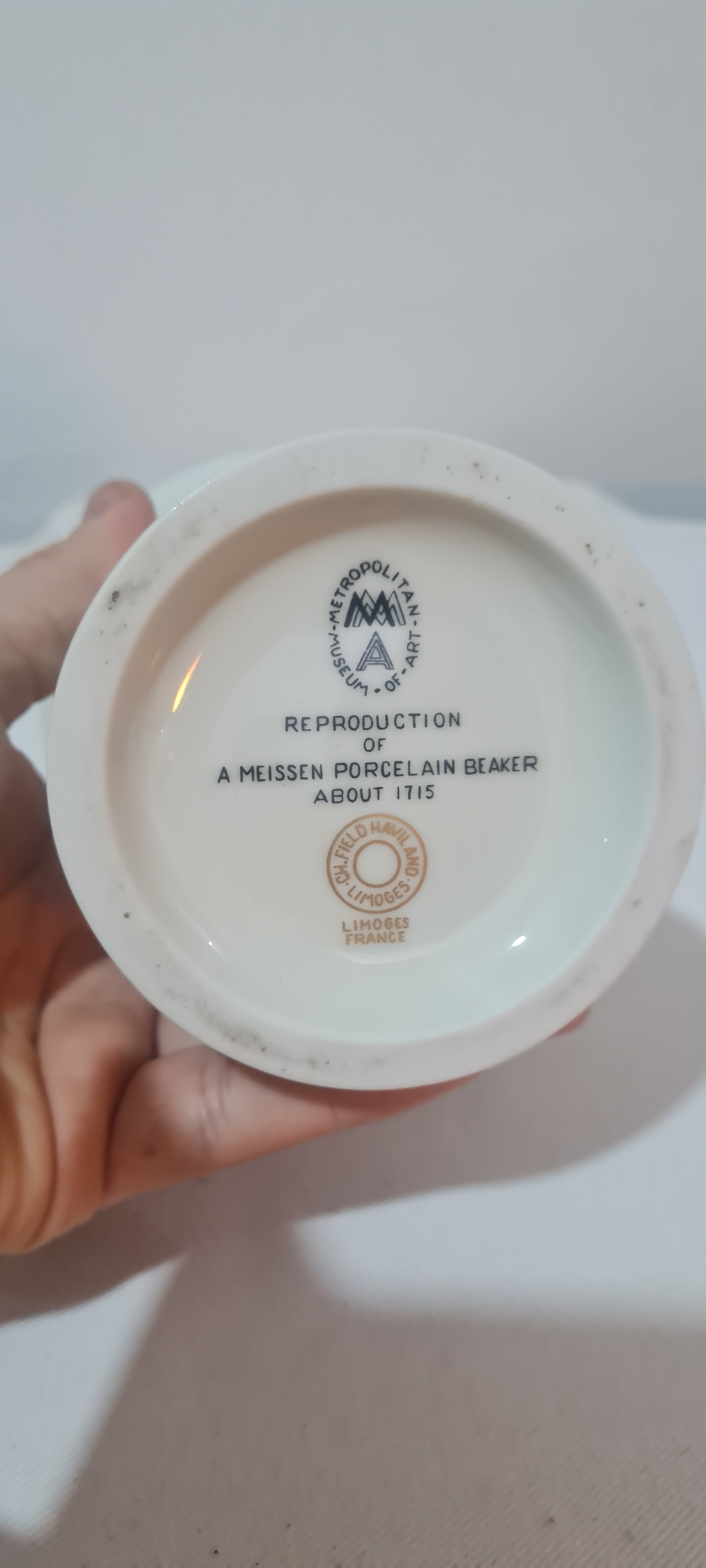 Vaso Em Porcelana Francesa Limoges • Edição Especial Mma New York
