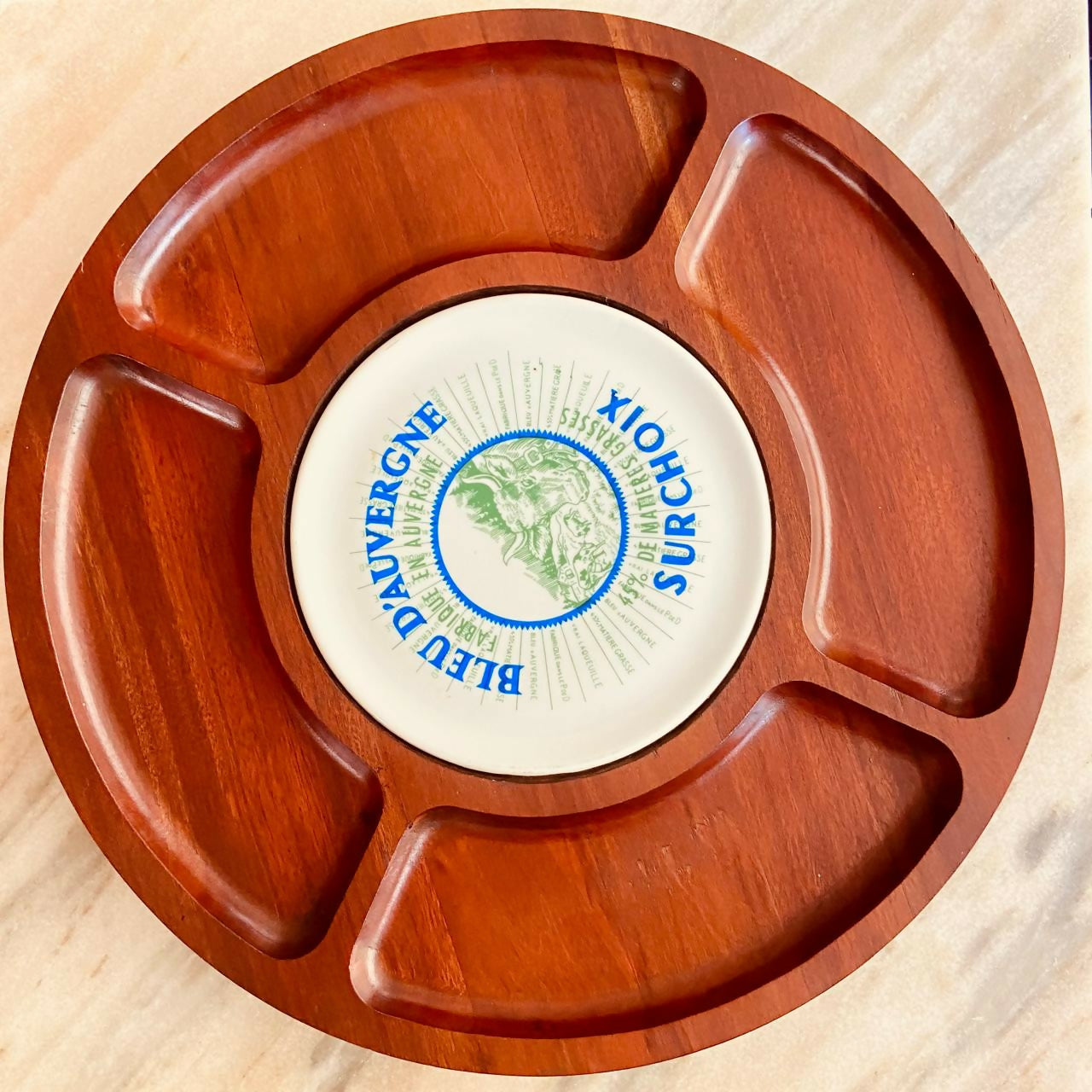 Petisqueira / Queijeira Giratória Tropic Art 45cm (DMCPS_064)