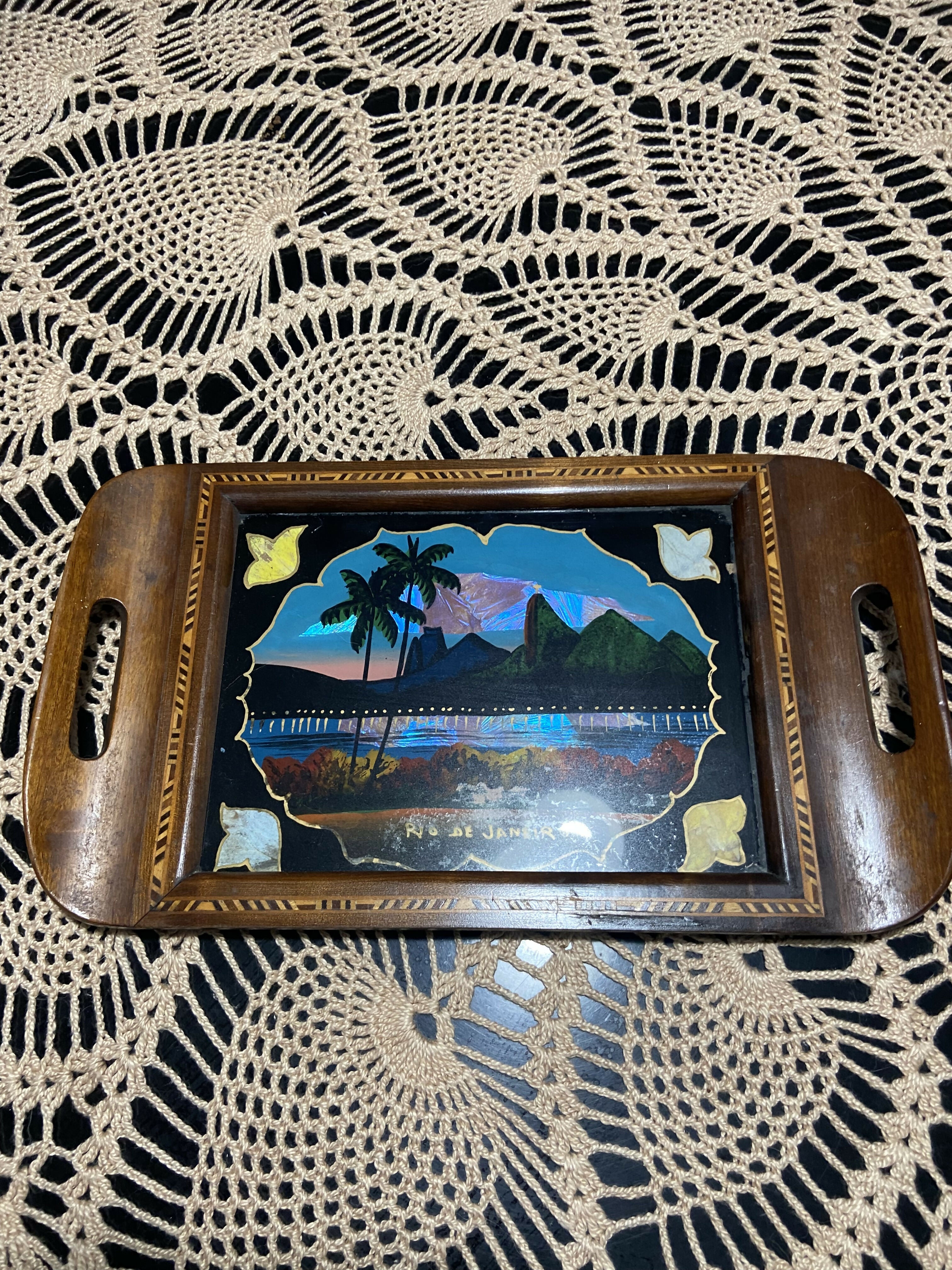 Bandeja em Marchetaria Vintage RJ