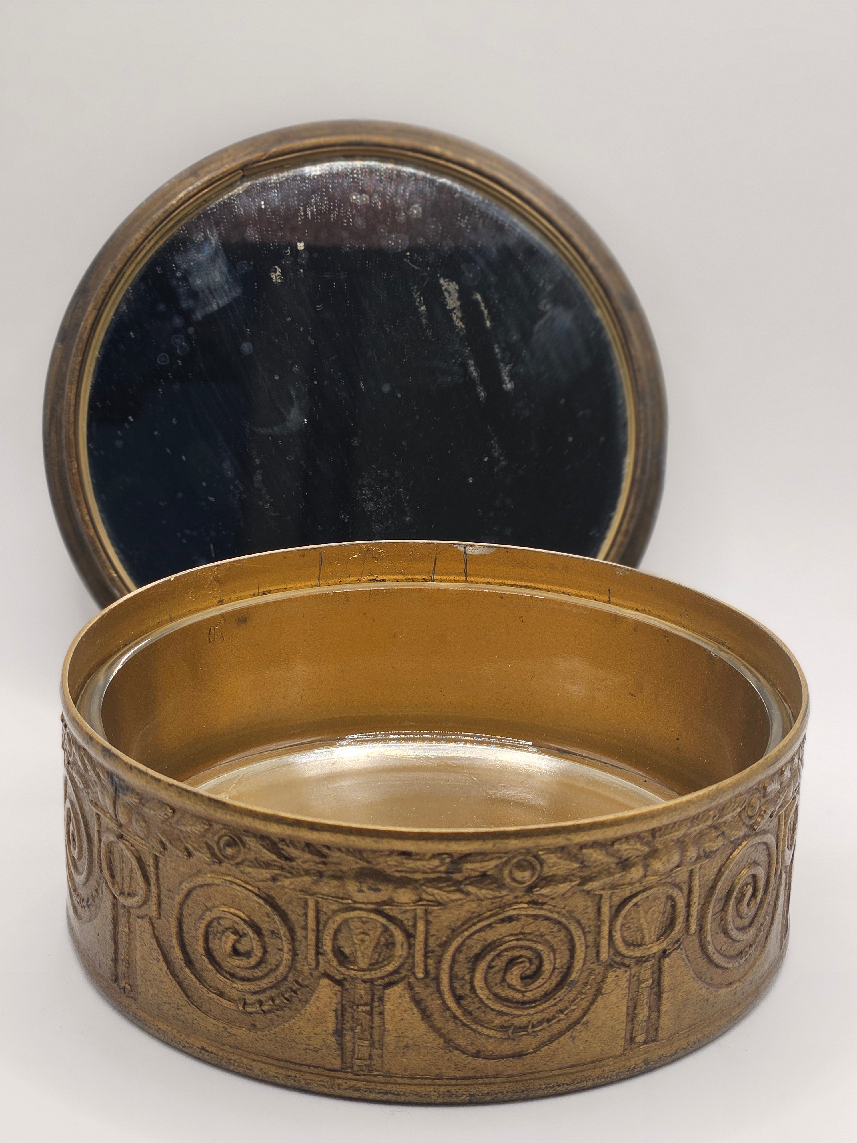 Caixa de Pó de Arroz redonda Americana P.N.C.W.C. 1930 - Completa