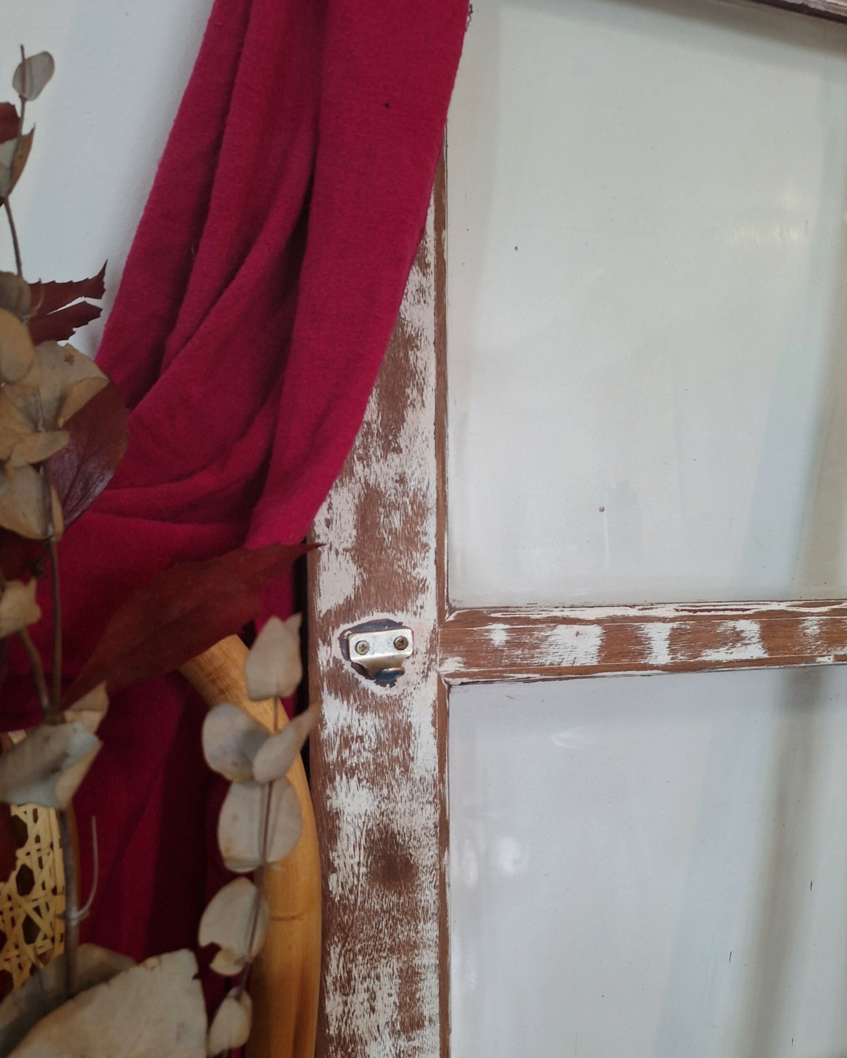 Janela antiga de demolição