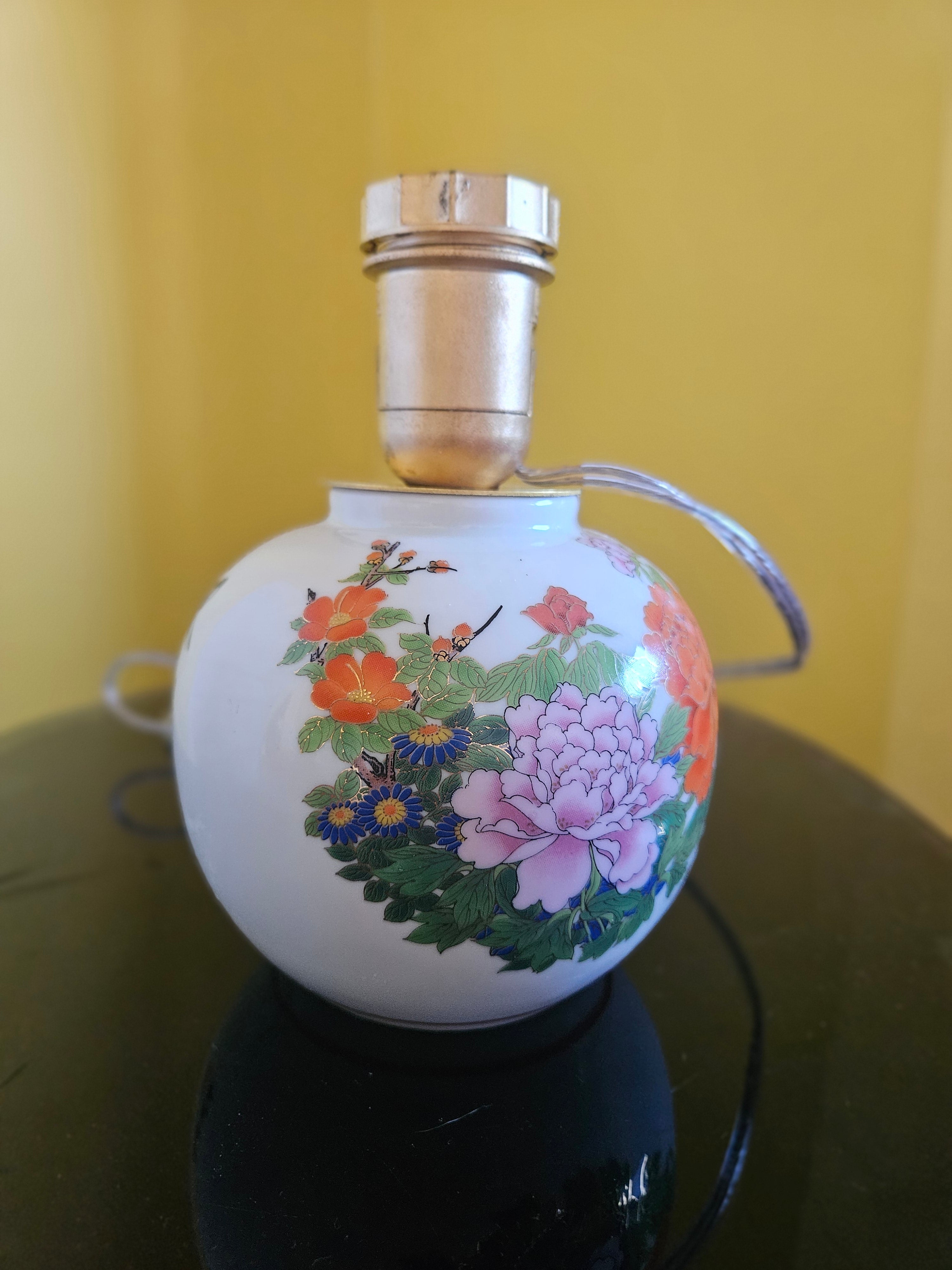 Abajur Vintage de Porcelana Chinesa (Upcycling)