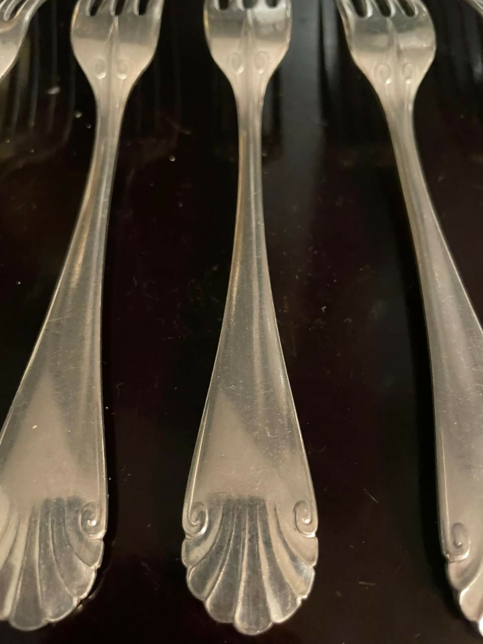 12 Garfos Christofle Prata 90