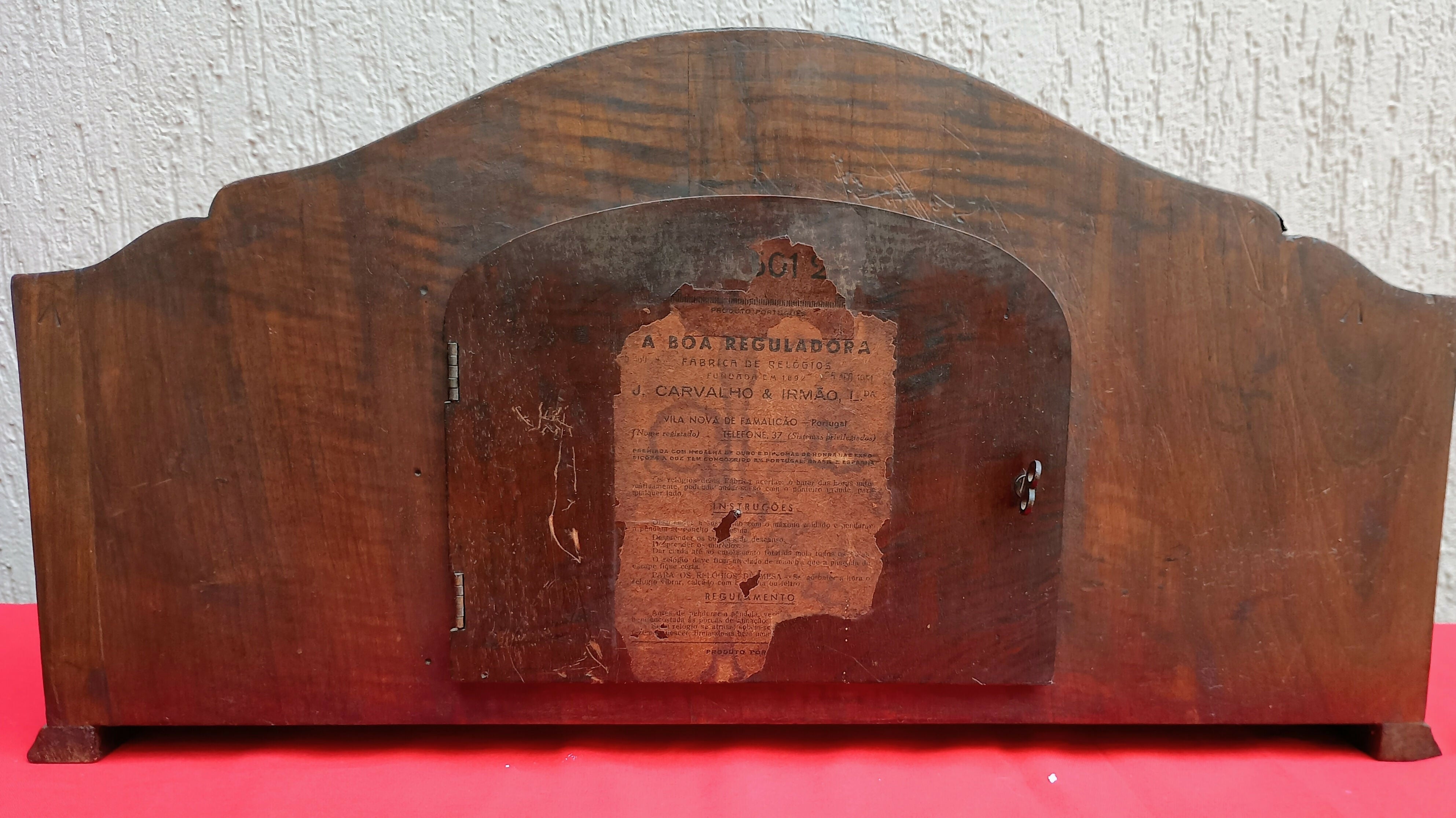 RELÓGIO DE MESA ART DÉCO COM CARRILHÃO – DÉCADA DE 1930/40