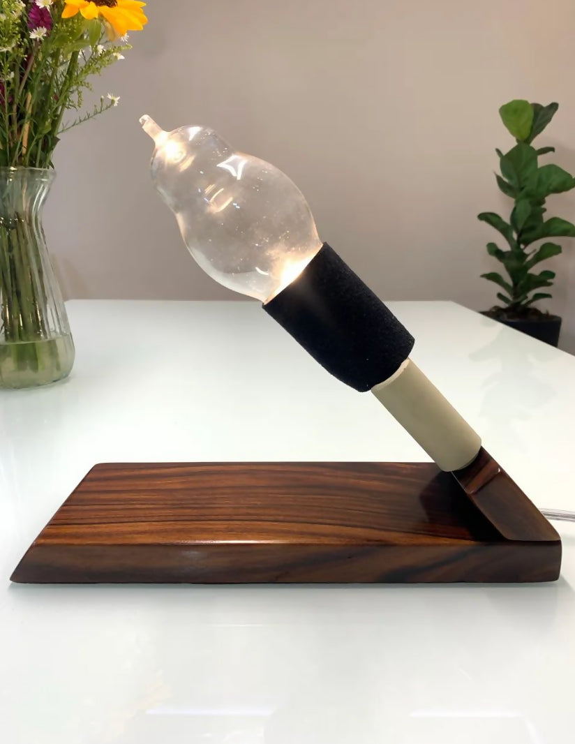 Luminária em jacarandá