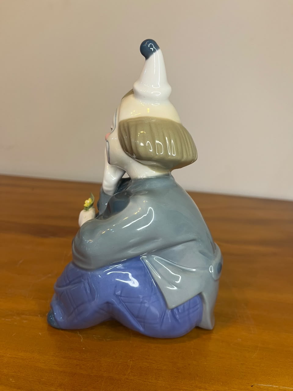 Escultura de Palhaço em Porcelana de Cuernavaca – México – 17,5 cm