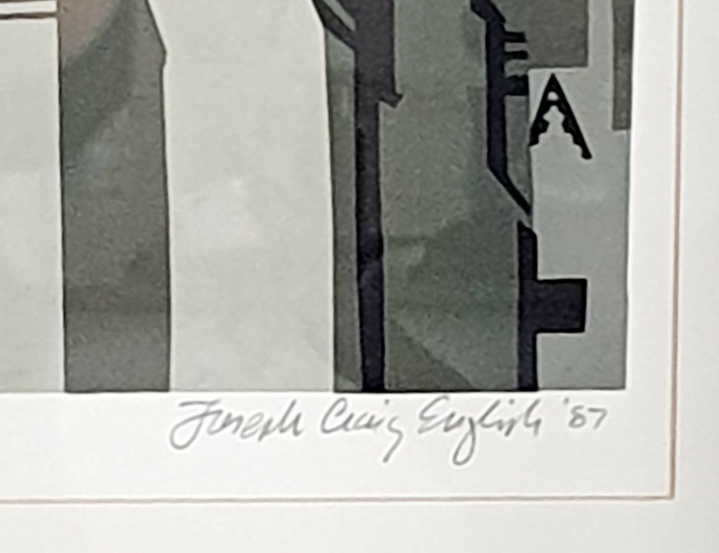 Quadro com maravilhosa serigrafia do artista americano Joseph Craig English. Perfeito, só pendurar!