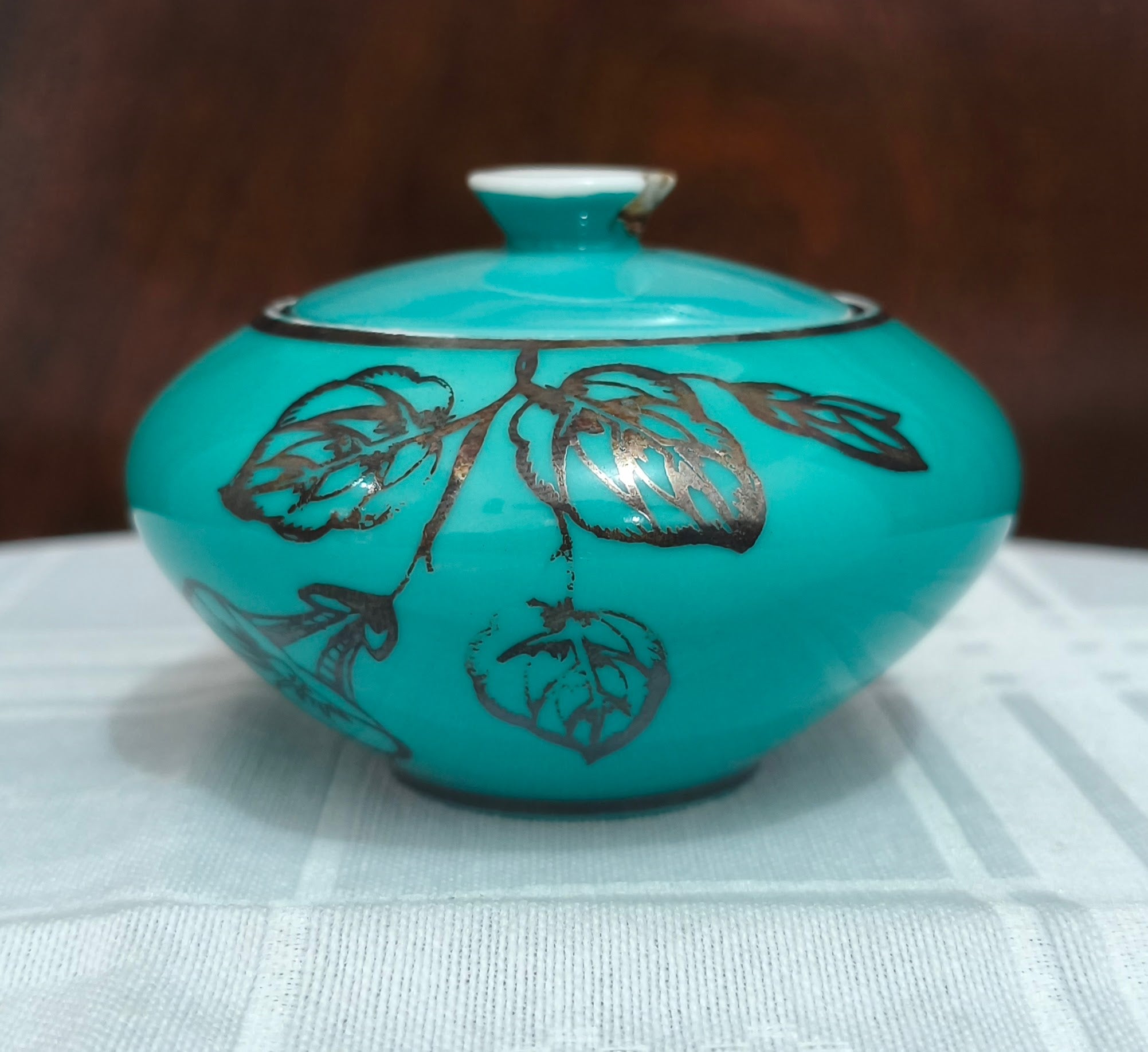 Açucareiro em porcelana alemã - Bavaria