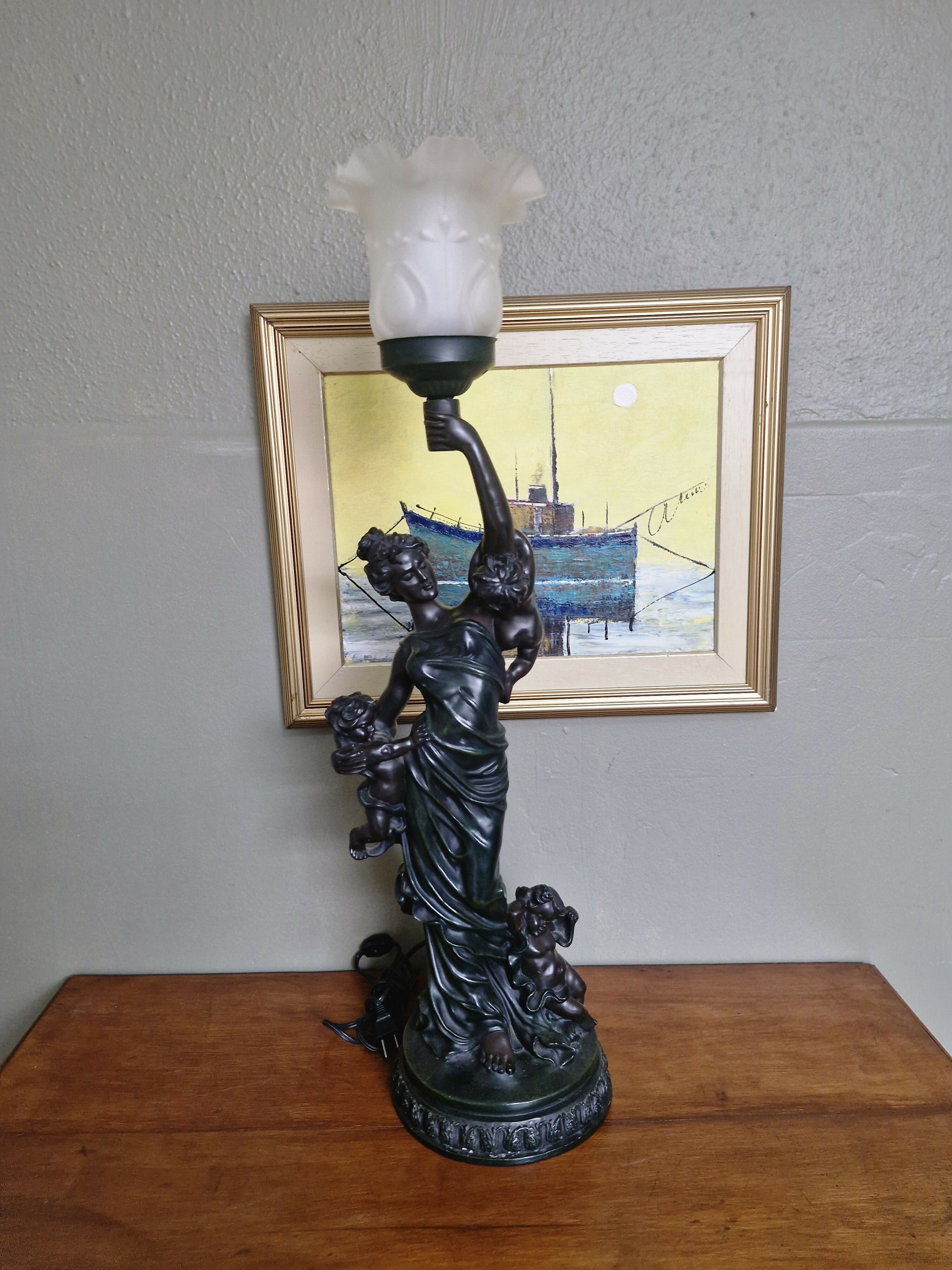 Luminária estilo Art Nouveau