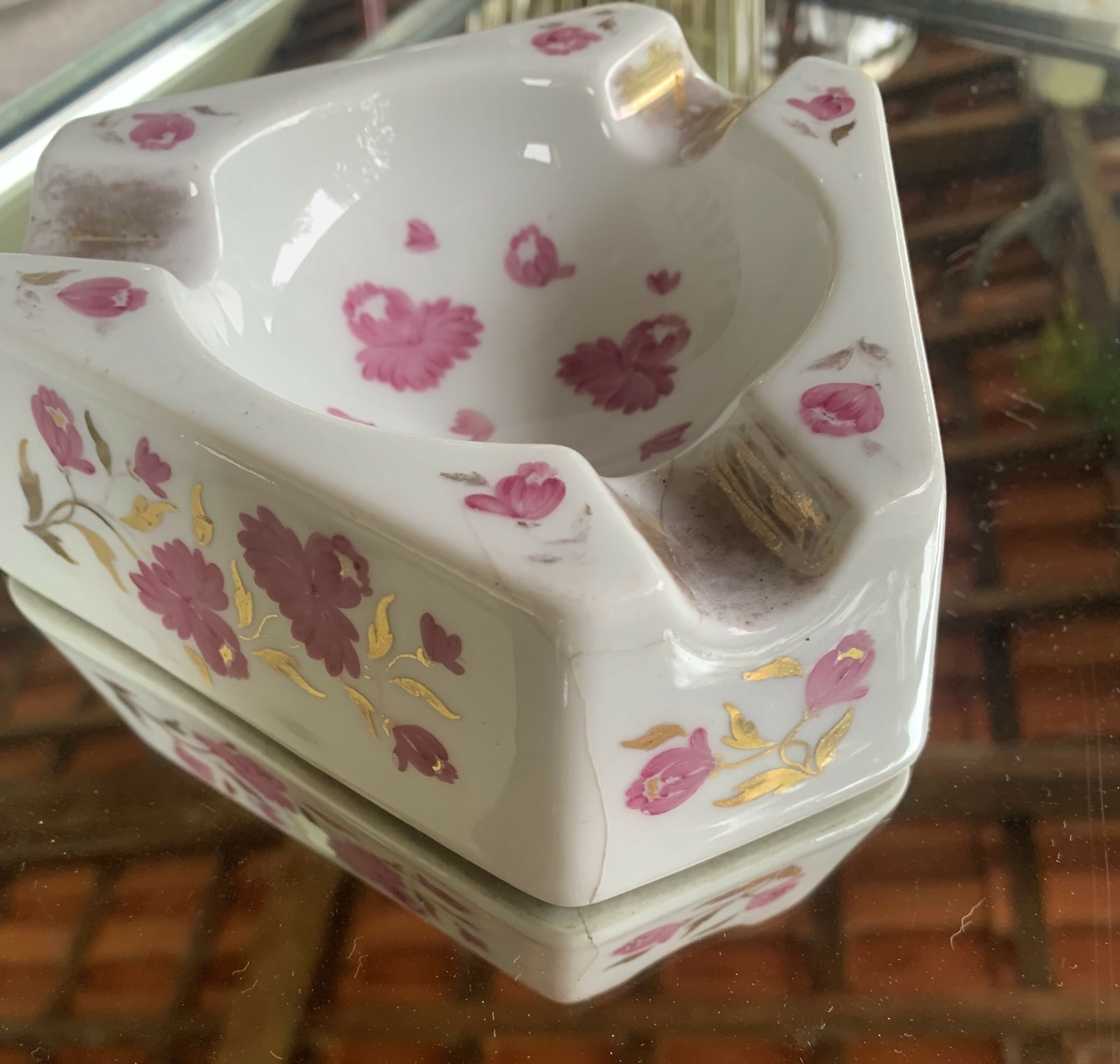 Centenário Cinzeiro Porcelana Noritake