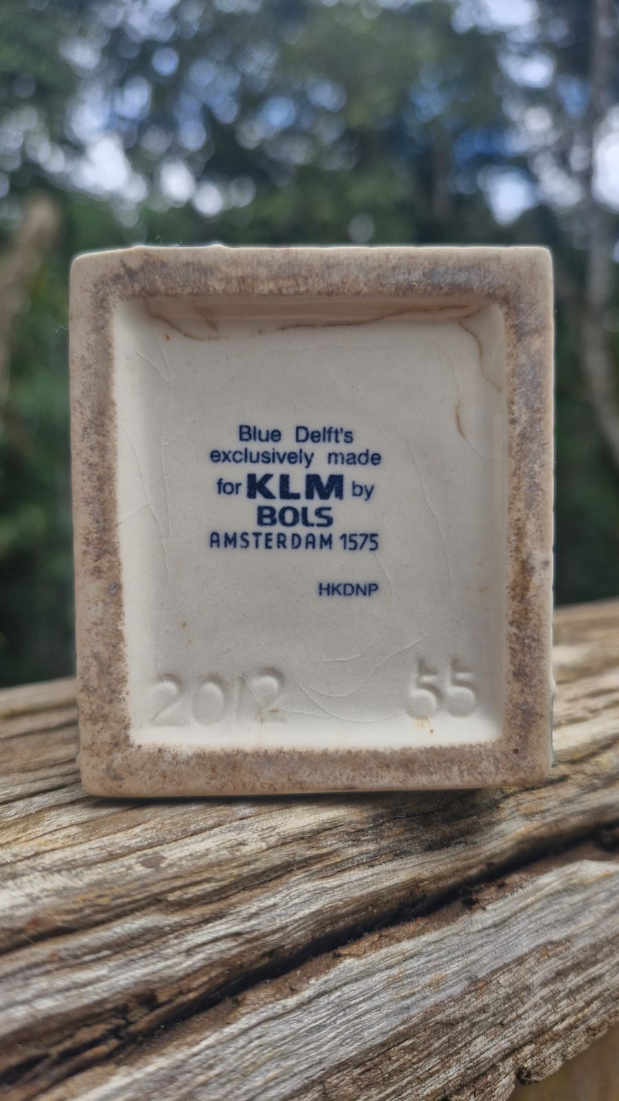 Rara Miniatura Casinha Holandesa KLM Bols Delft Nº 55