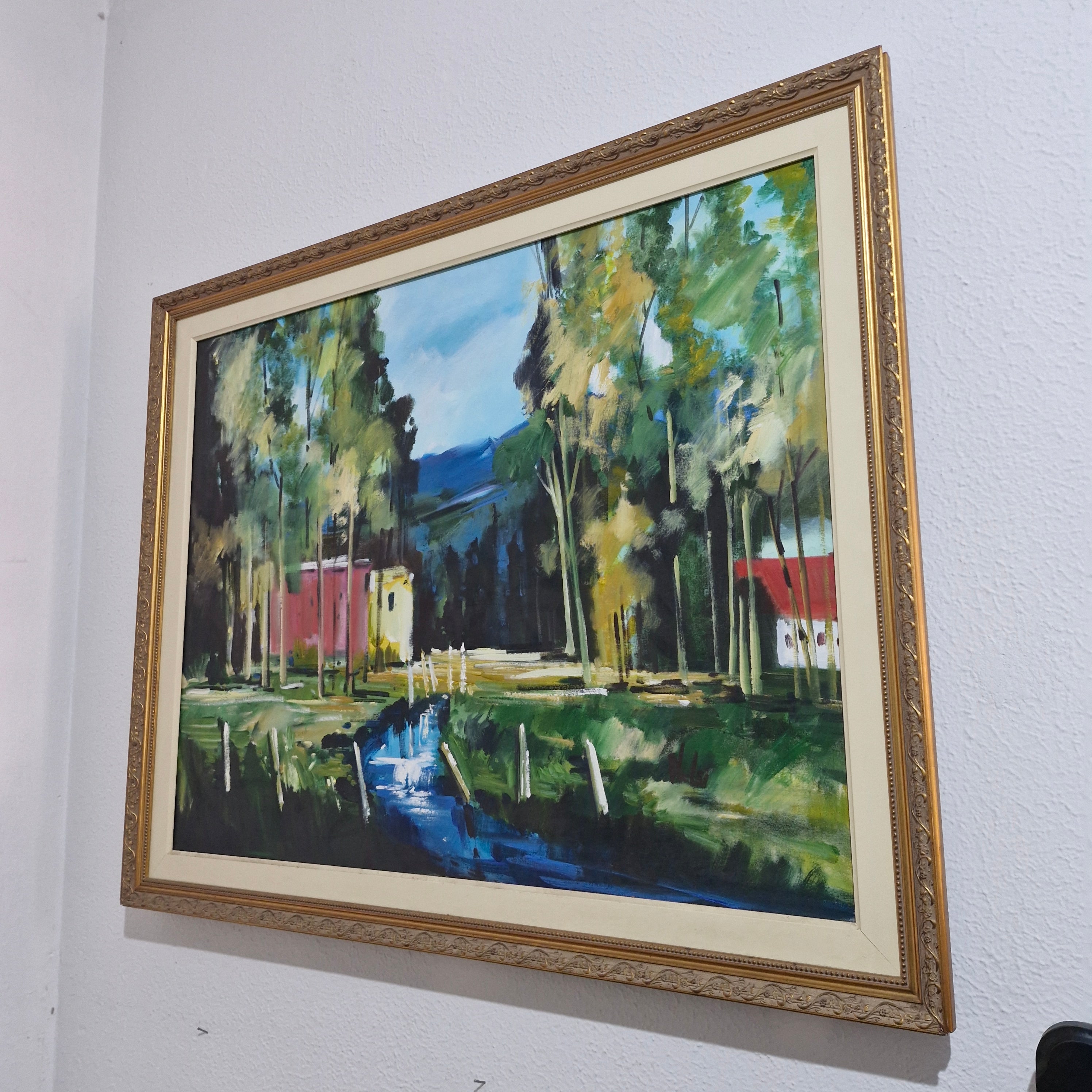 Quadro ost Paisagem Campestre.