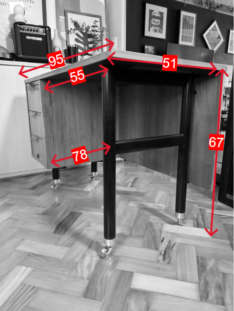 Escrivaninha Antiga Moveis Cimo - 1963 Original