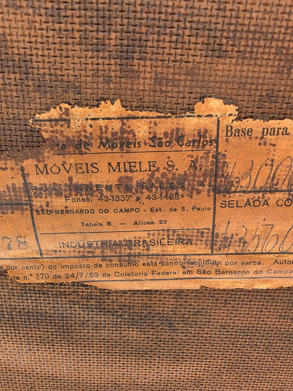 Estante/Livreiro miele portas de correr, década de 50