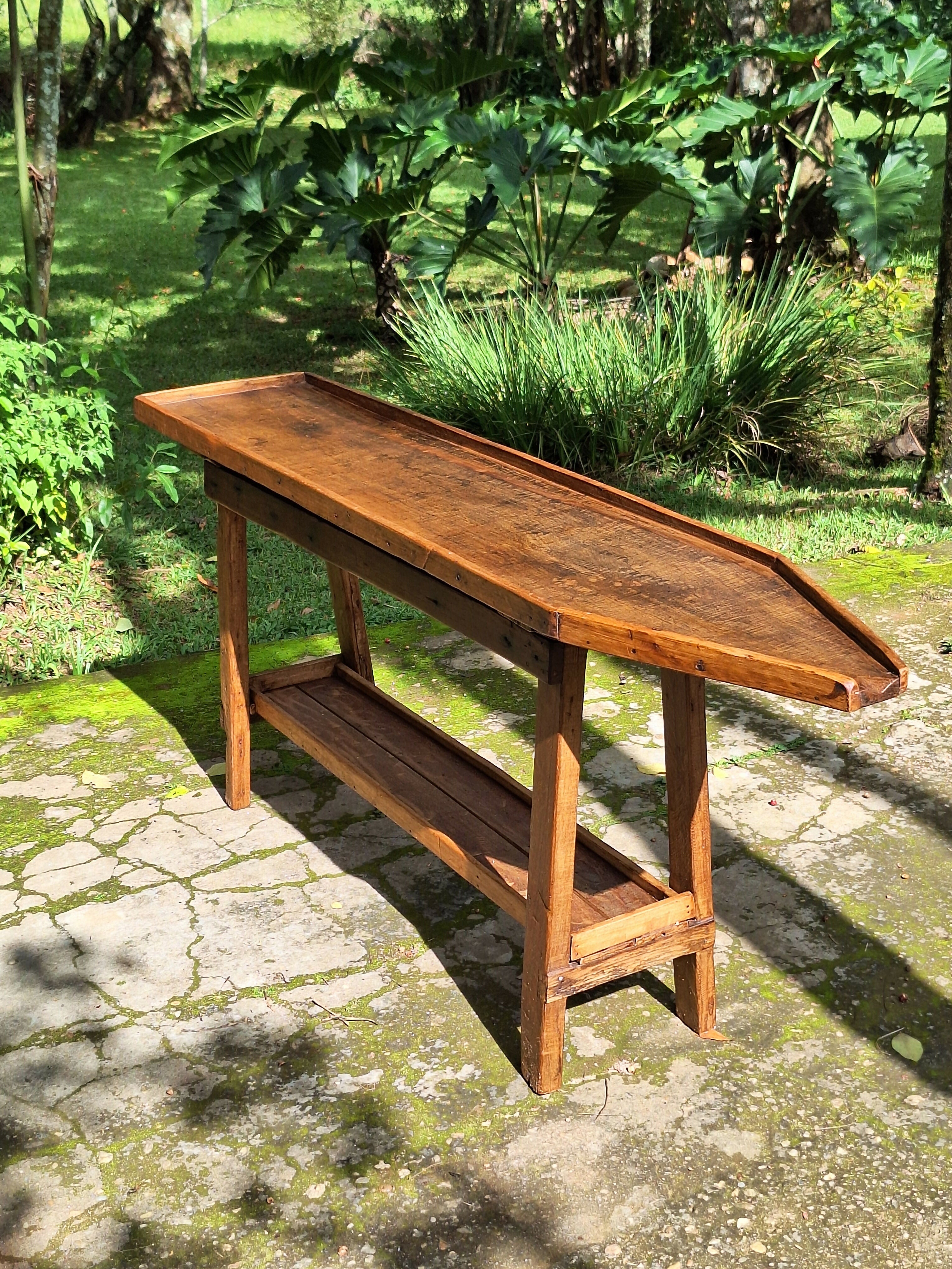 Queijeira Rústica Madeira Maciça Garimpo Mineiro